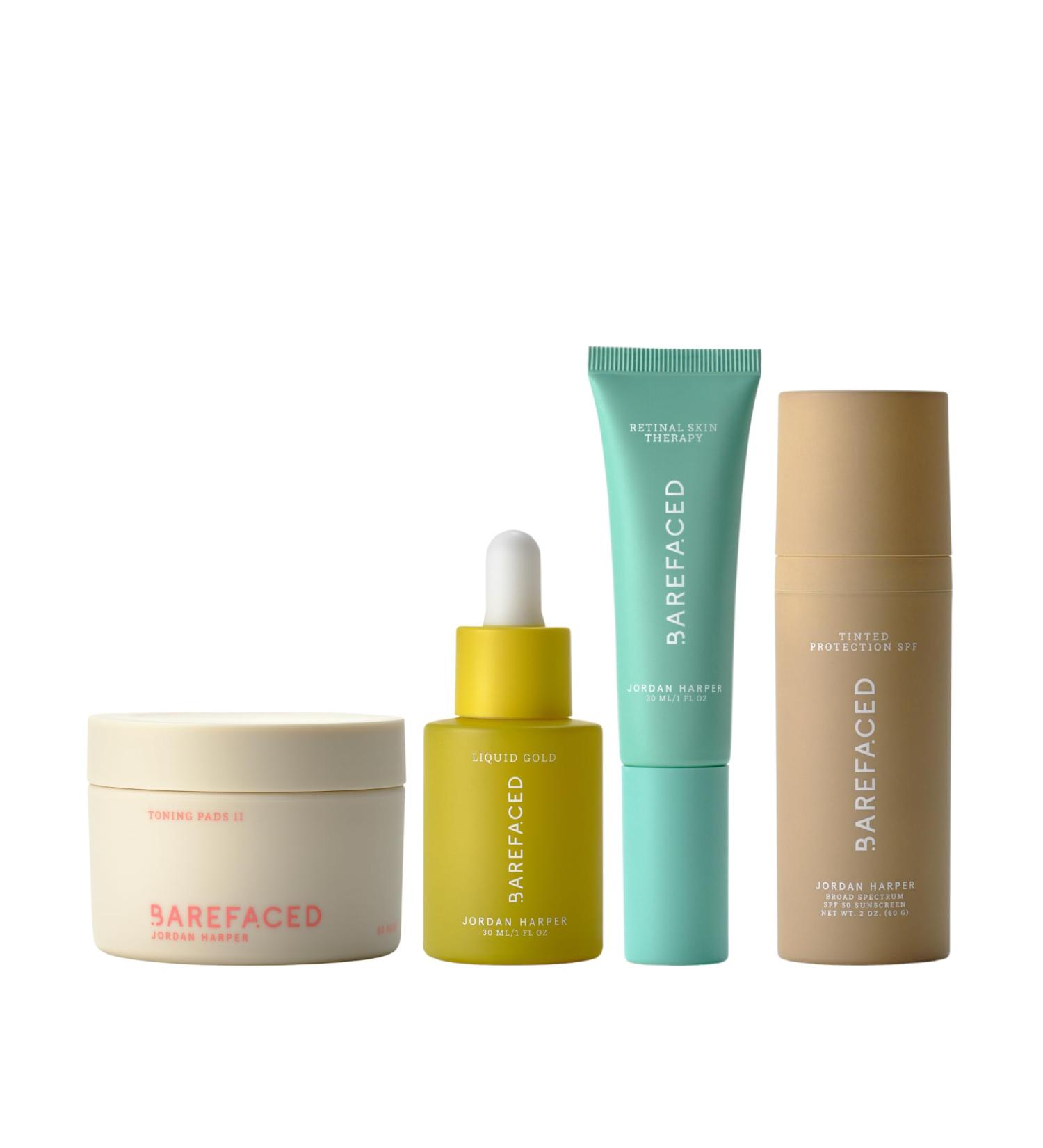 Barefaced Core Four - Toning Pads II Liquid Gold RetinAL Tinted SPF - Buy Online on GoSupps.com