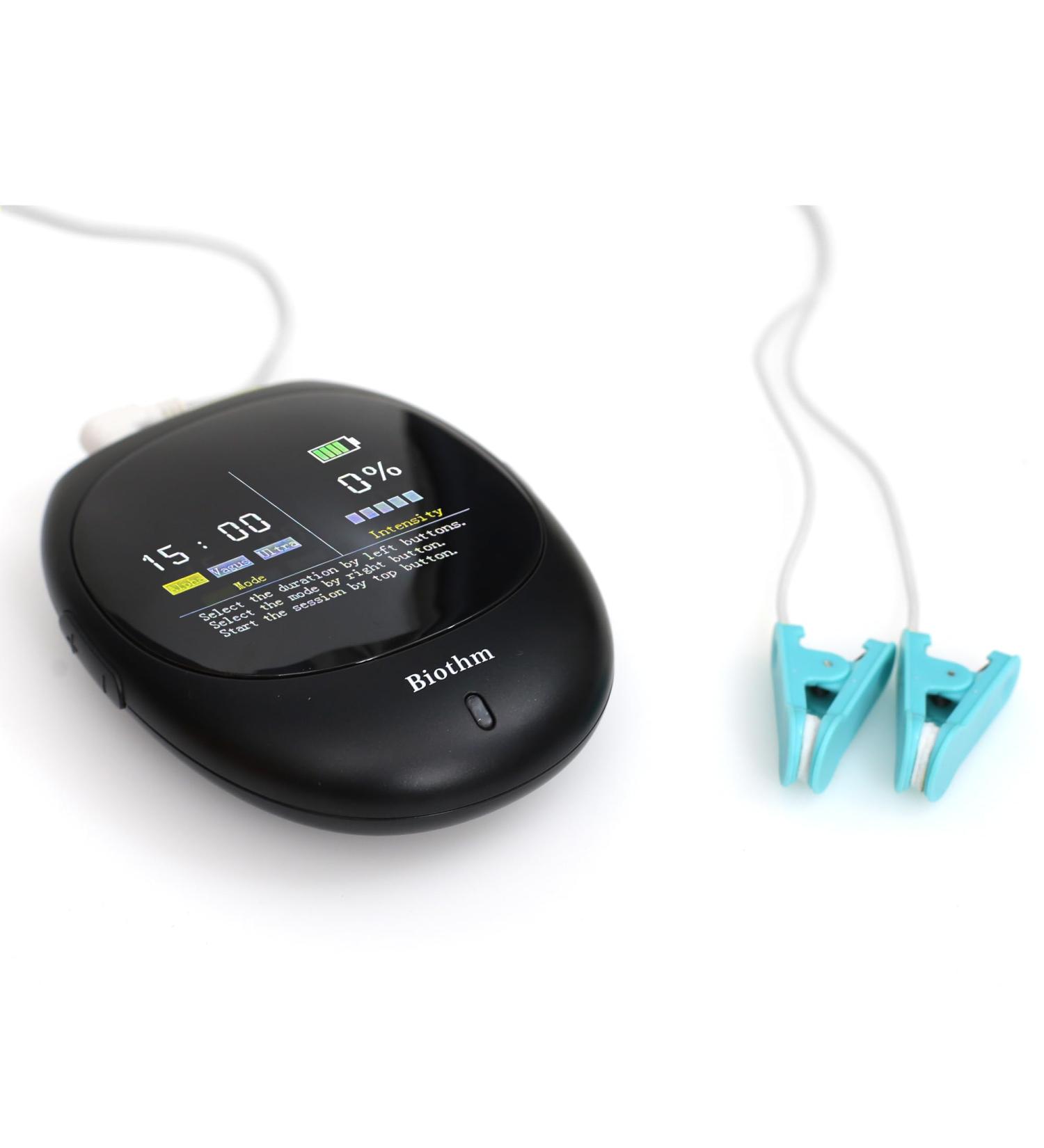 Ear Clip Device for Relaxation and Vagus Nerve Balance Similar to Alpha Stim Device - Buy Online on GoSupps.com