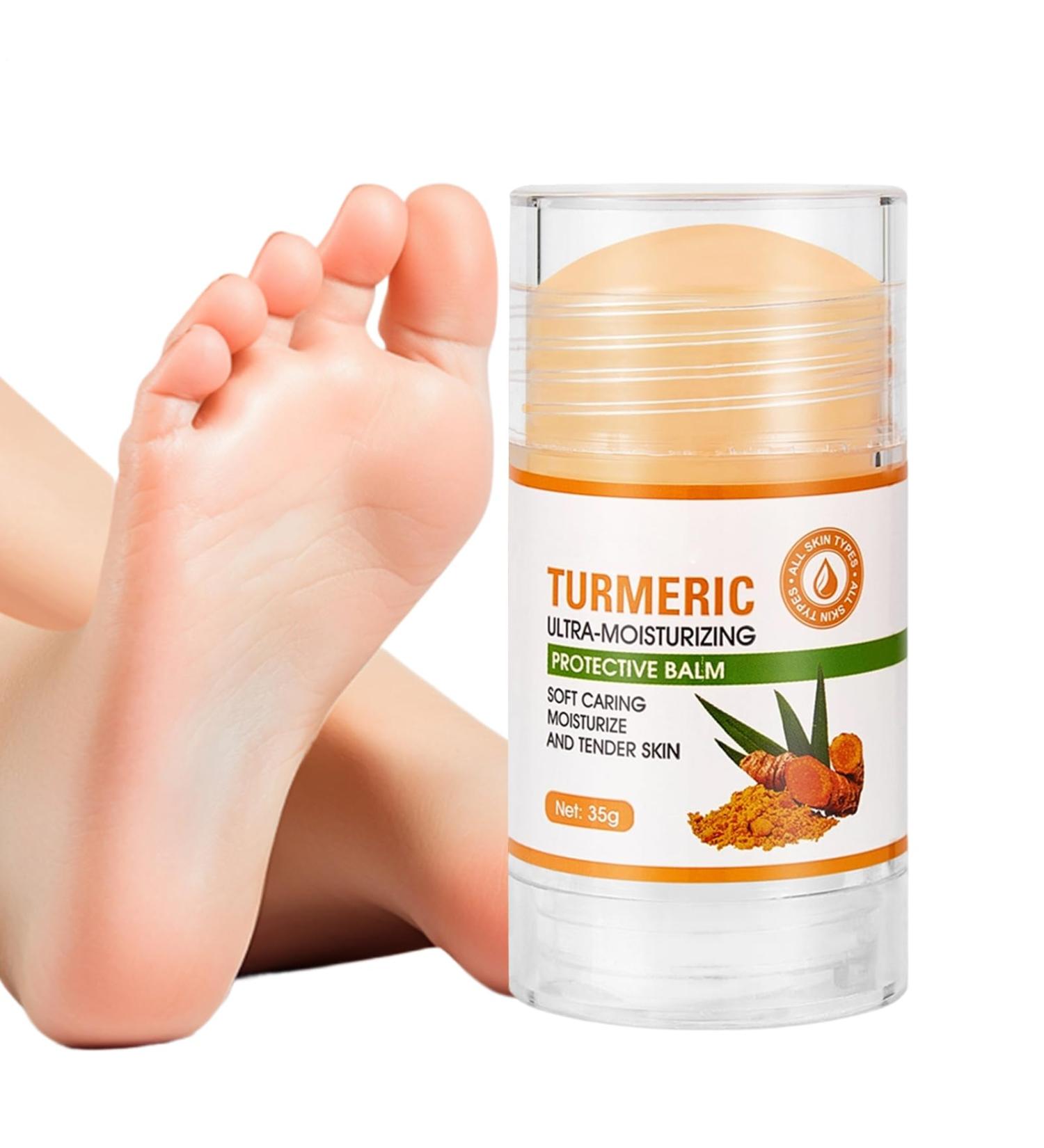 Foot Cream | Nourishing and Repairing Moisturizing Bar for Feet Elbows Knees Legs Body and Skin - Day Night and Winter Care 35g - Buy Online on GoSupps.com