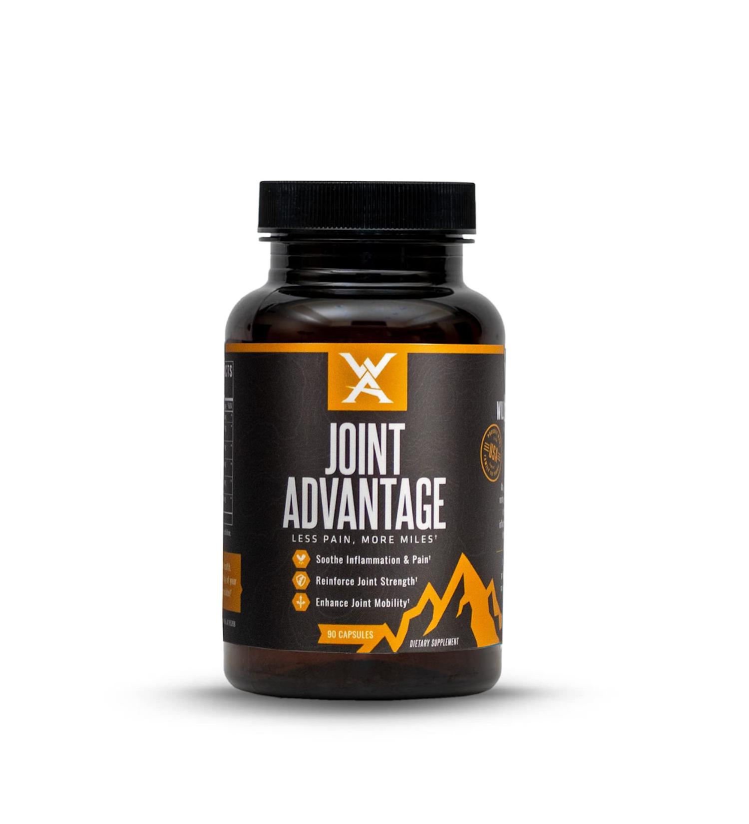 Wilderness Athlete Joint Advantage | Joint Support Supplement for Men & Women with MSM, White Willow Bark & Glucosamine - Buy Online on GoSupps.com