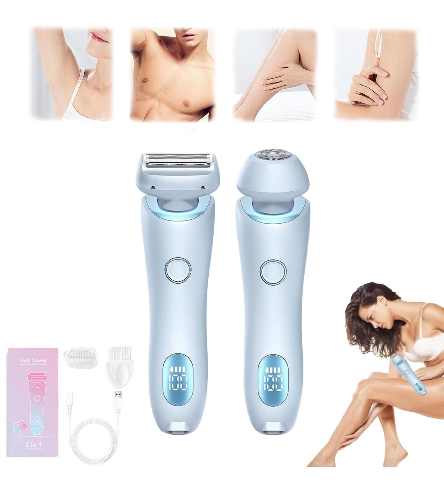 Duskofficial Razor Mermaid Shaver Livora Electric Shaver for Women Silkglide Pro Shaver The Glide Pro Razor Bikini Trimmer for Women Painless Waterproof Wet&dry for Leg Arm Underarm Pubic Area (Blue) - Buy Online on GoSupps.com