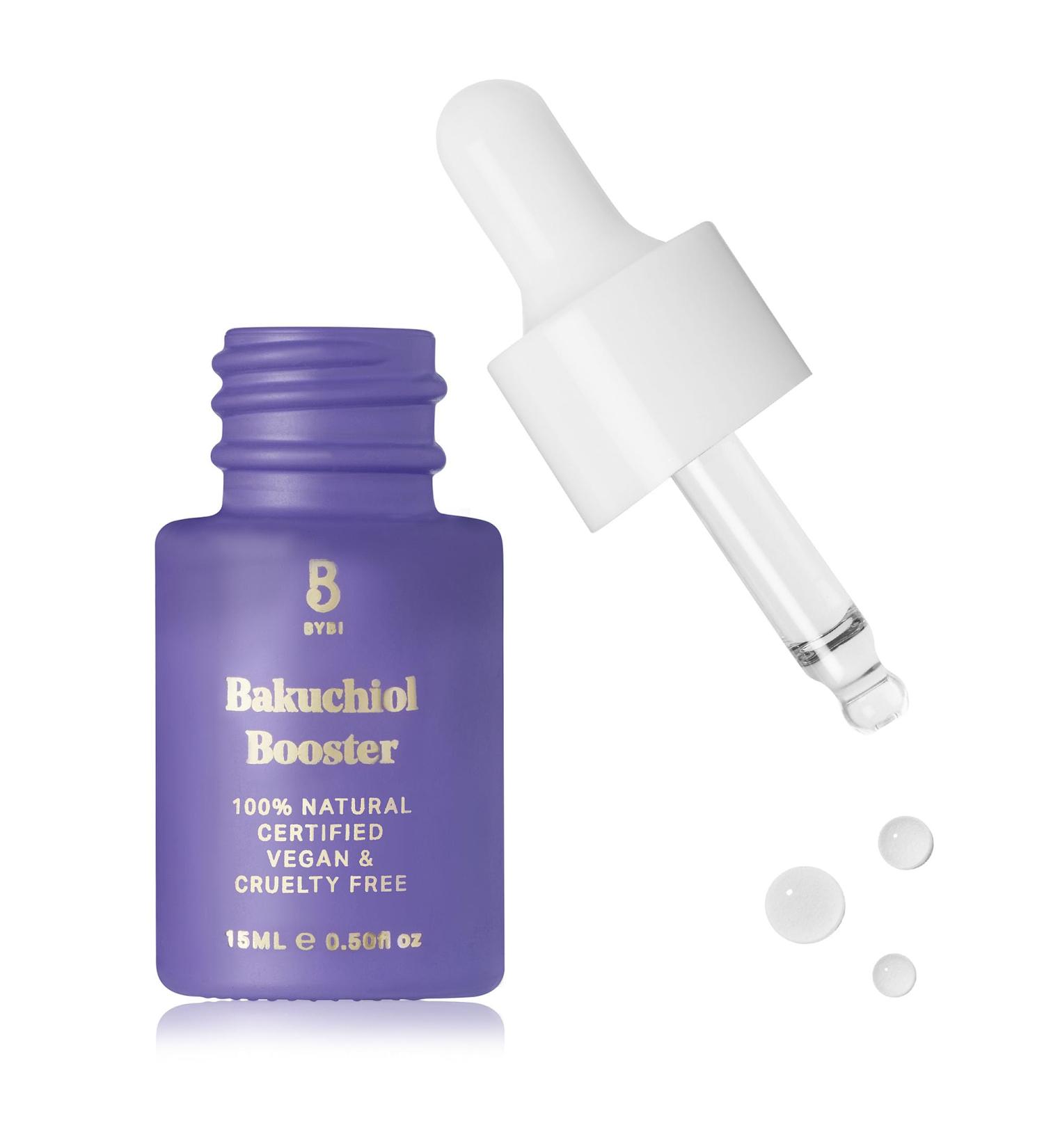 BYBI Beauty Bakuchiol Oil Face Serum - Anti-Aging Vegan Facial Oil - Collagen Boosting - Reduce Wrinkles & Fine Lines - Award-Winning Bakuchiol & Squalane Face Oil - 15ml Bakuchiol Booster (15ml) - Buy Online on GoSupps.com