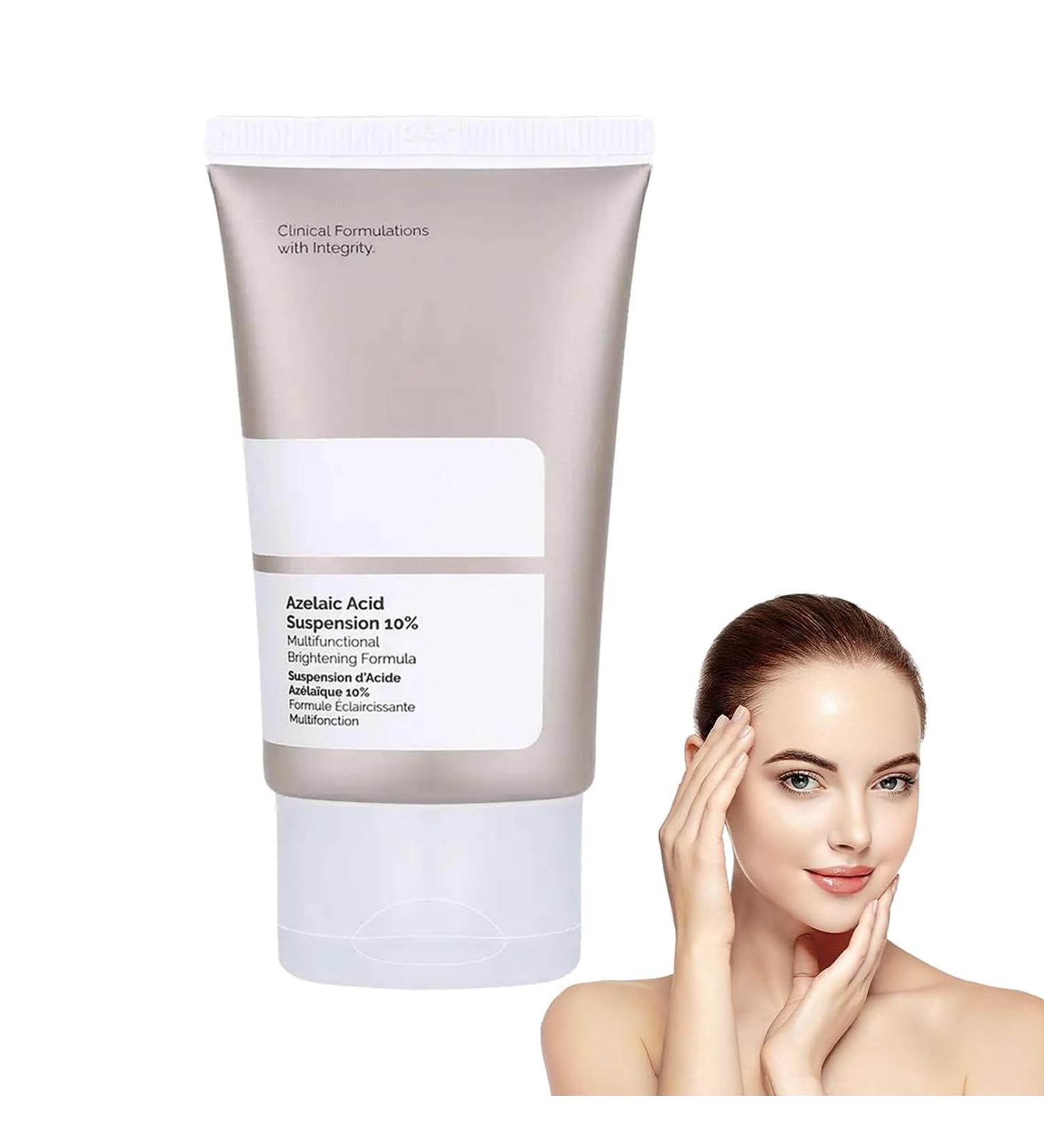 Azelaic Acid Cream Face Skin Care Beauty with Niacinamide & Vitamin C Azelaic Acid Suspension 10% Face Serum Reduce Blemishes Remove Acne&Rosacea Shrink Pore Face Cream for All Skin Types 30ML (1) - Buy Online on GoSupps.com