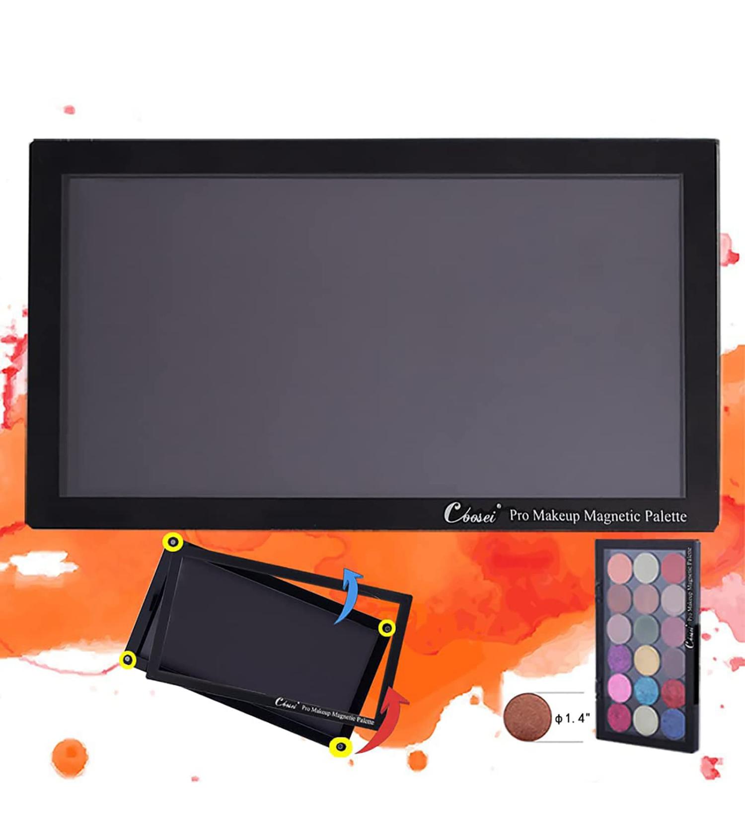Coosei Magnetic Eyeshadow Palette - Acrylic, Waterproof, Single Layer with Clear Window - Buy Online on GoSupps.com