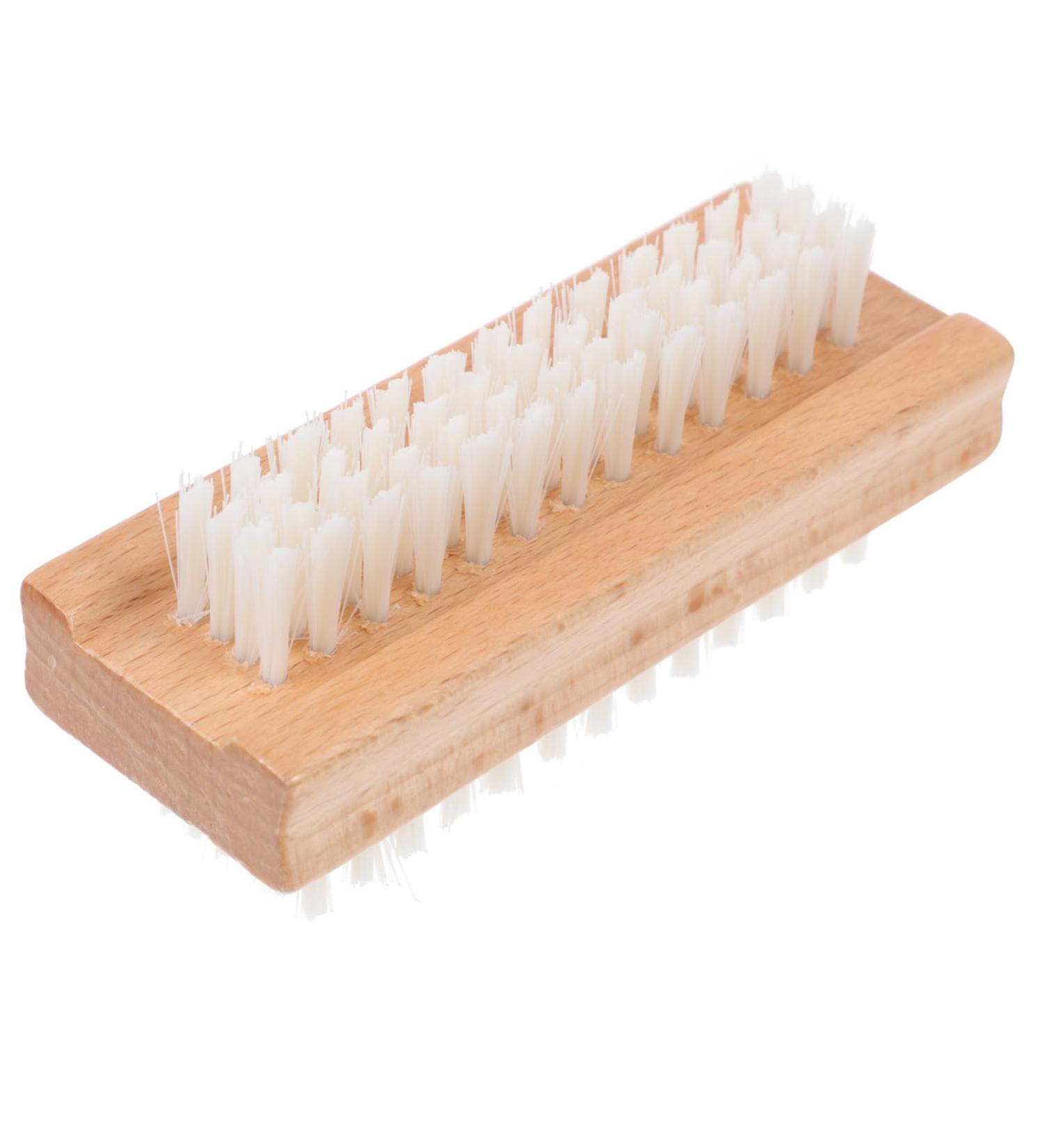 Beaupretty 1pc Nail Dust Brush Dual Side Nail Brush Wooden Nail Brush Wooden Fingernail Brush Pedicure Brush Wood Manicure Brush Toenail Nail Polish Clean Brush Sink Supplies Frosted - Buy Online on GoSupps.com