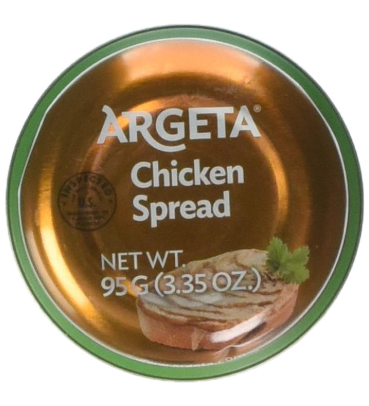Argeta Pate Spread, Chicken, 3.35oz