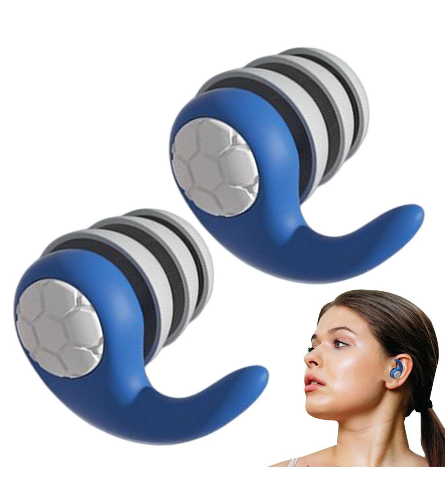Noise Reducing Ear Plugs Sleeping Earplugs | Three Layers of Mute Waterproof Silicone Reusable Hearing Protection with Box for Noise Sensitivity Rossev - Buy Online on GoSupps.com