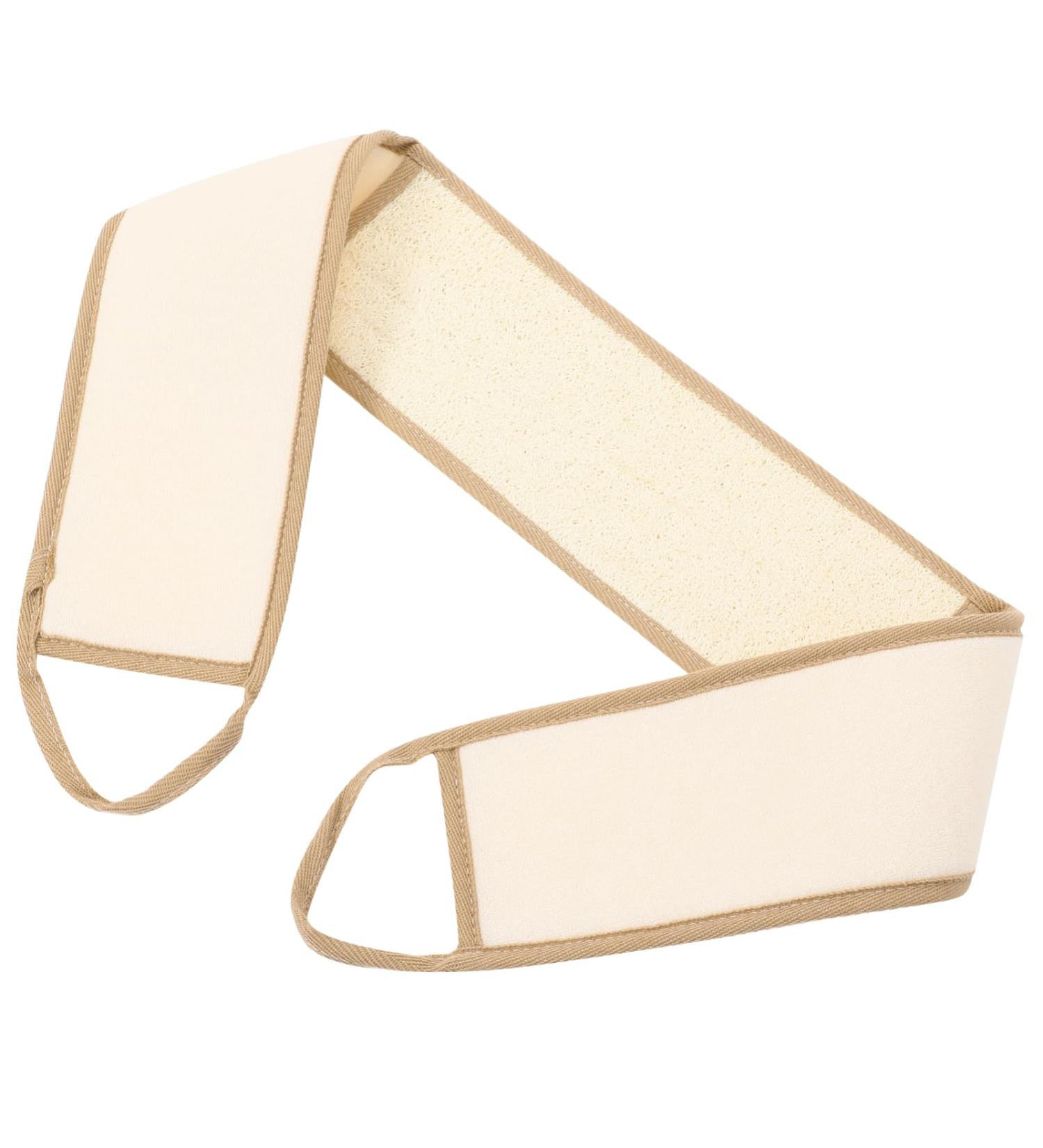 NOLITOY Egyptian Loofah Natural Exfoliating Back Scrubber for Shower | Luffa Back Scrubbers in Beige International Shipping Available - Buy Online on GoSupps.com