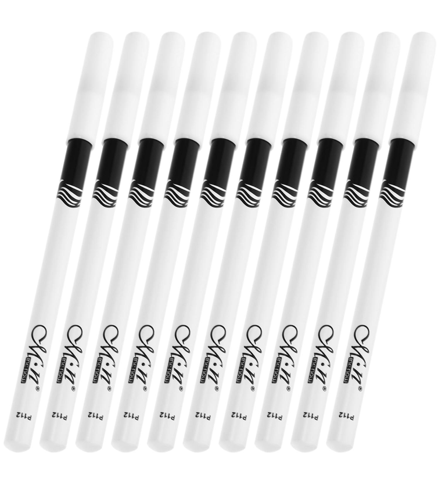 HAPINARY 20 Pcs Lying Silkworm Eyeliner Makeup Supply Eyeshadow Pen Makeup Eyeliner Pencils White Wooden Pole - Buy Online on GoSupps.com