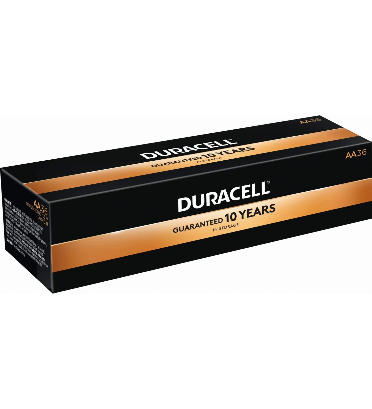 Duracell MN15P36 AA Alkaline Batteries - 36 Count Standard Battery Pack for Reliable Power - Fast International Shipping - Buy Online on GoSupps.com