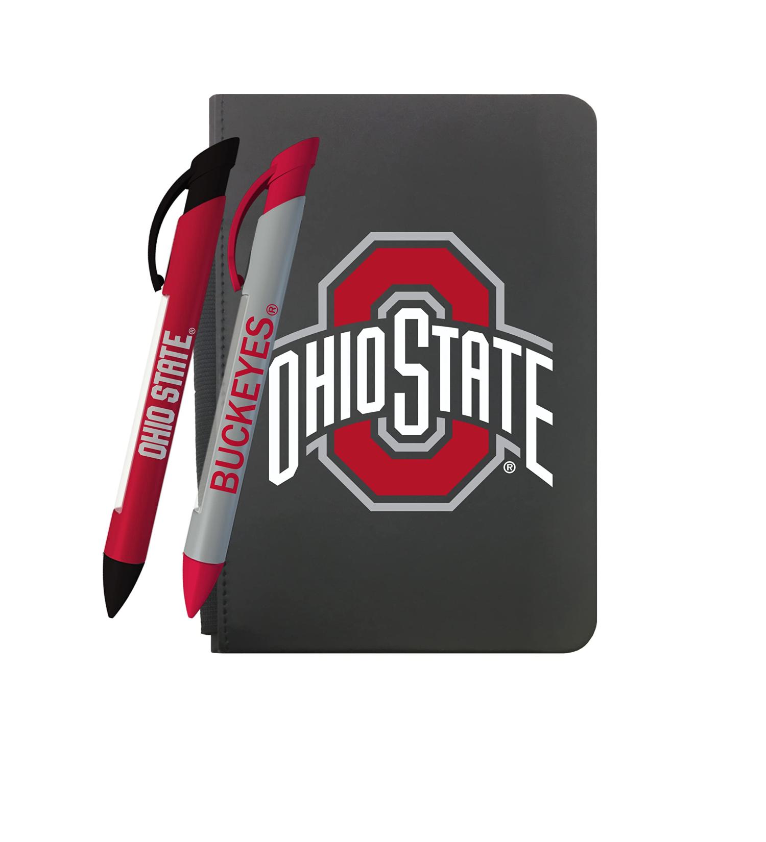 Greeting Pen Ohio State Buckeyes 5" X 8.25" Notebook / 2 Pen Set (1243M2) - Buy Online on GoSupps.com
