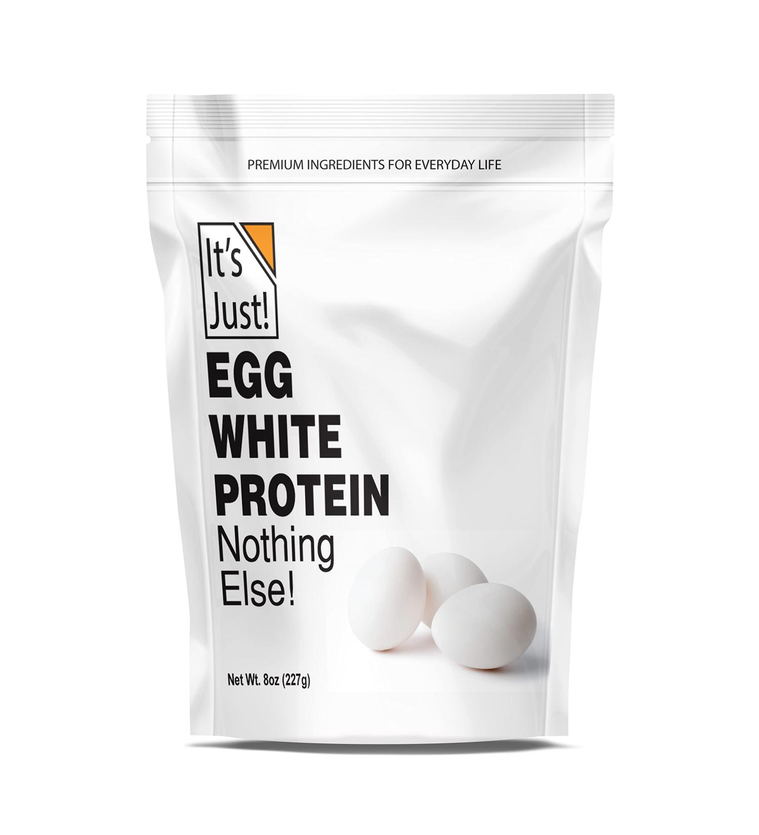 USA Egg White Protein Powder - Non-GMO Dried Egg Whites for Meringue, Unflavored (8oz) - Buy Online on GoSupps.com