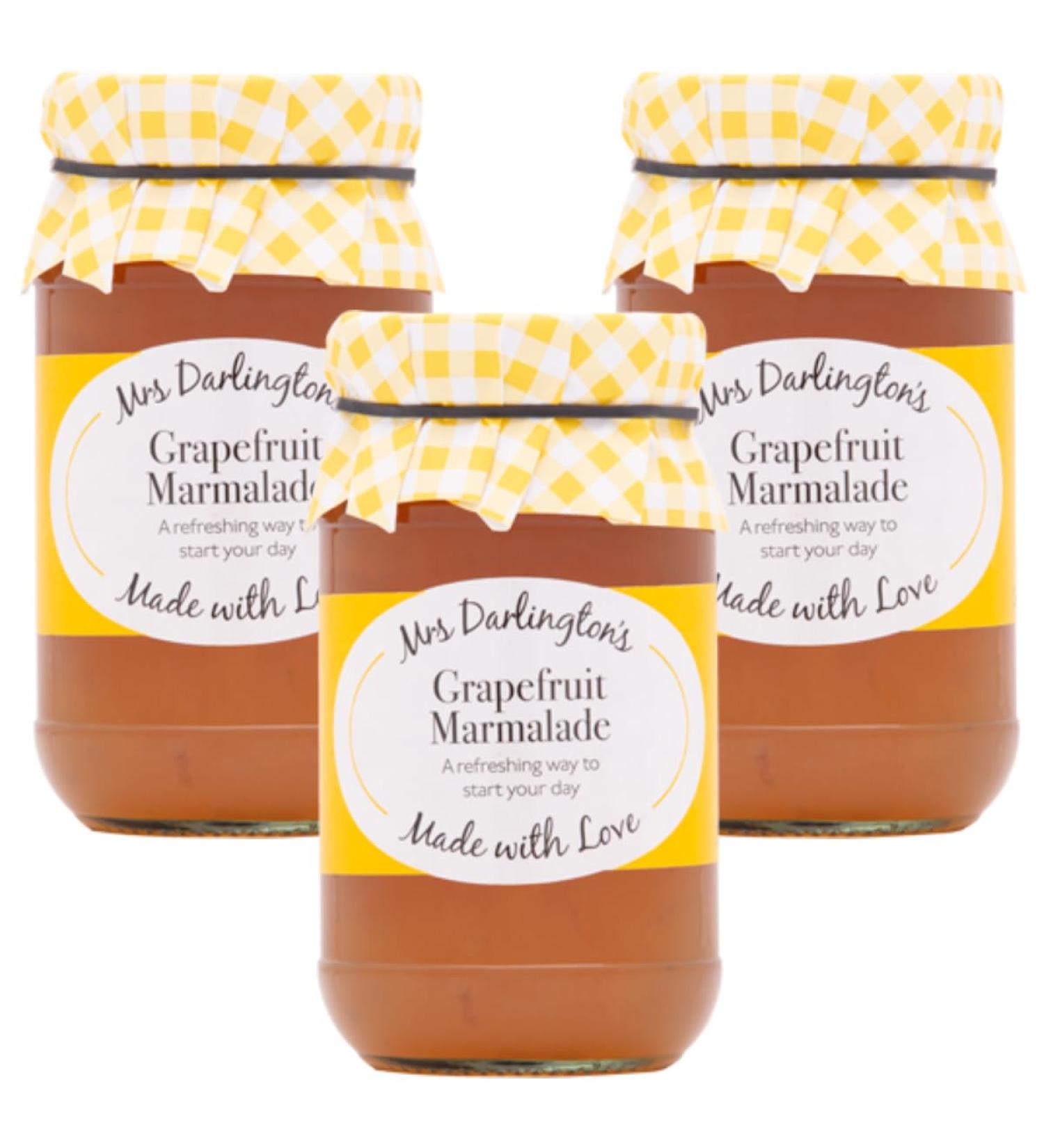 Mrs Darlington's Medium Cut Grapefruit Marmalade - 340g - Pack of 3