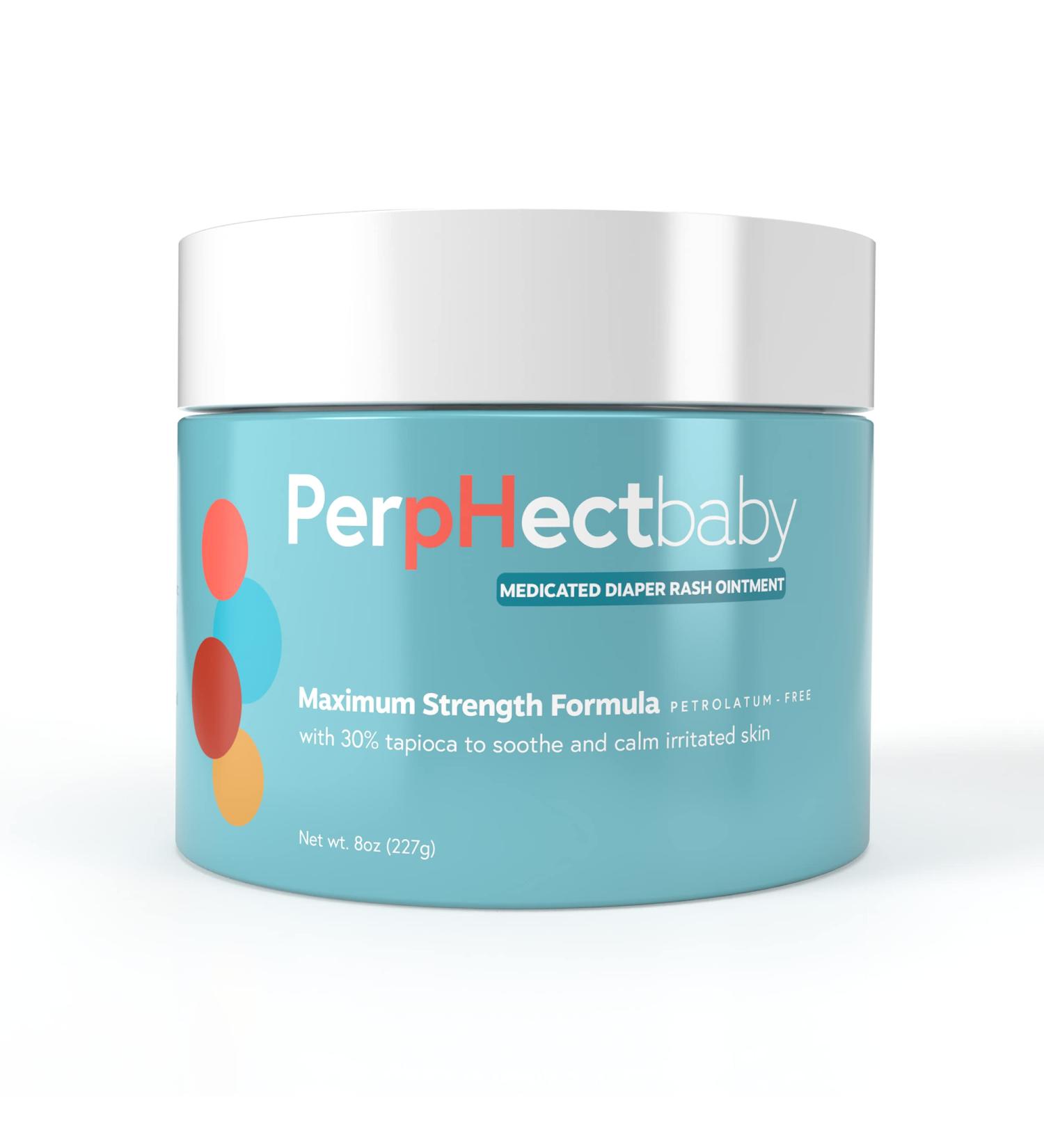 Maximum Strength Medicated Diaper Rash Ointment with 40% Zinc Oxide - 8 Oz - Buy Online on GoSupps.com