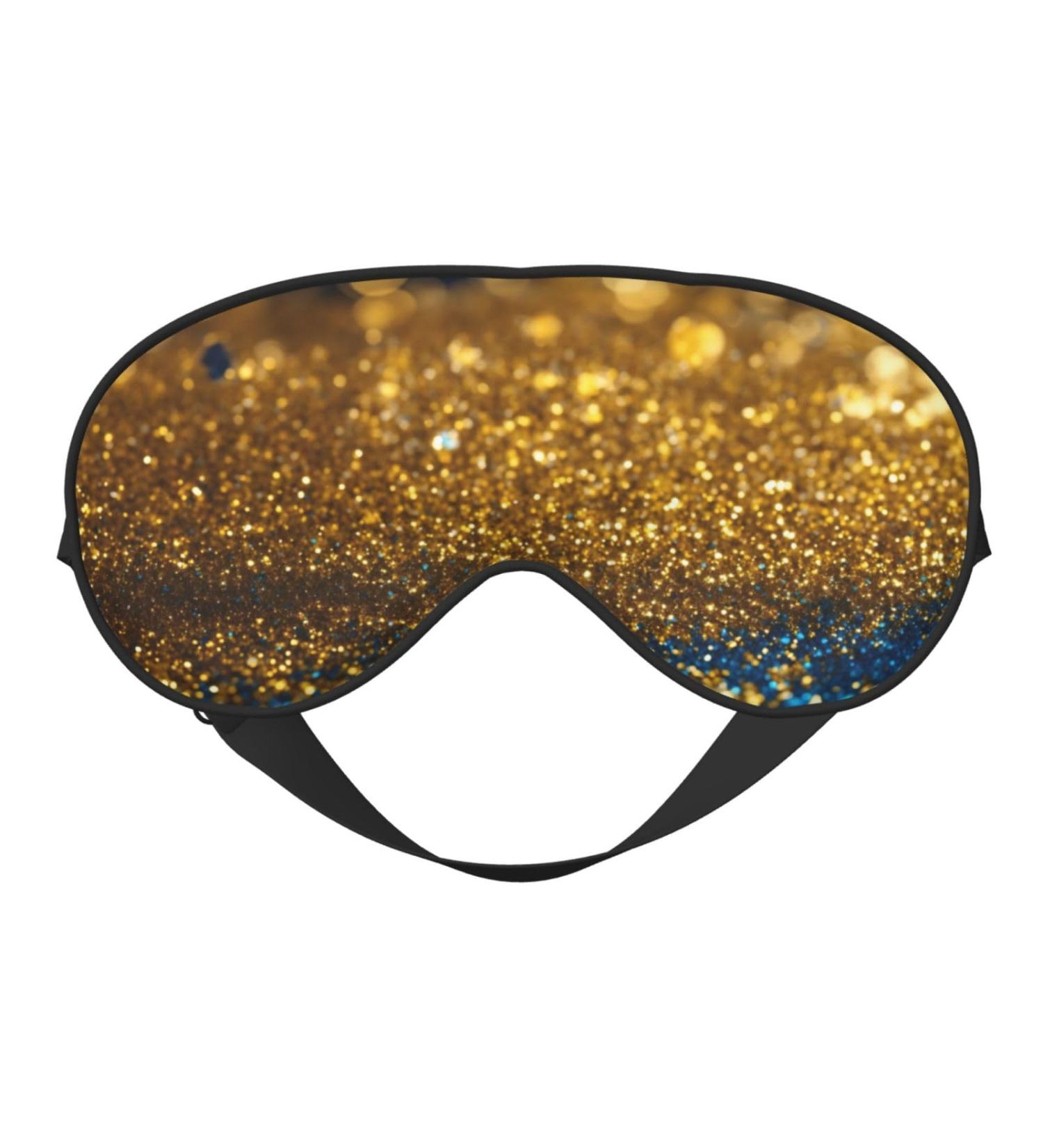 Buy Glitter Pattern Super Soft Eyeshade - Adjustable Strap Zero Eye Pressure | Comfortable Eye Cover (1 Count - Buy Online on GoSupps.com