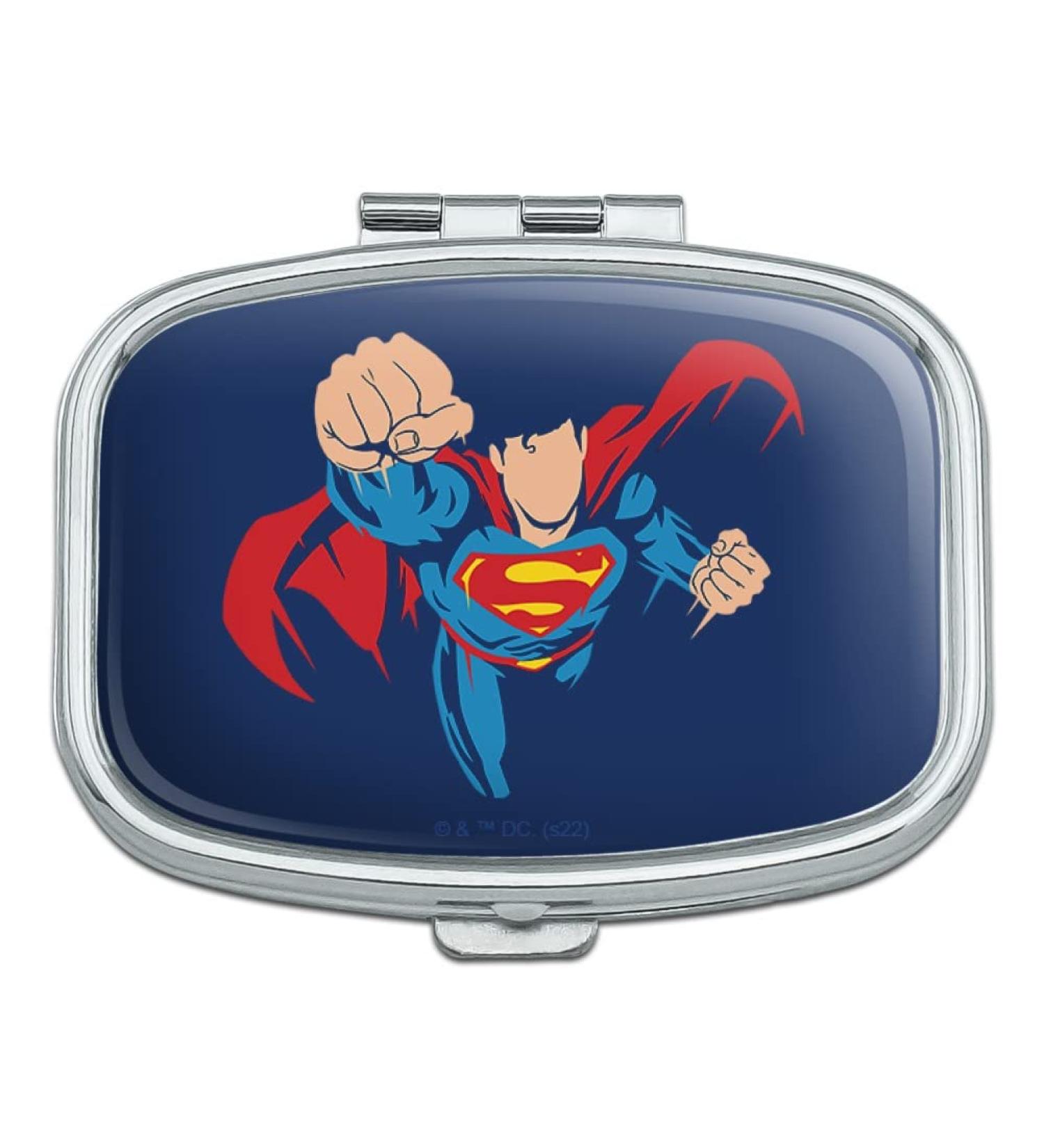 Superman Up Up and Away Rectangle Pill Case | Perfect Trinket Gift Box for Fans - Buy Online on GoSupps.com