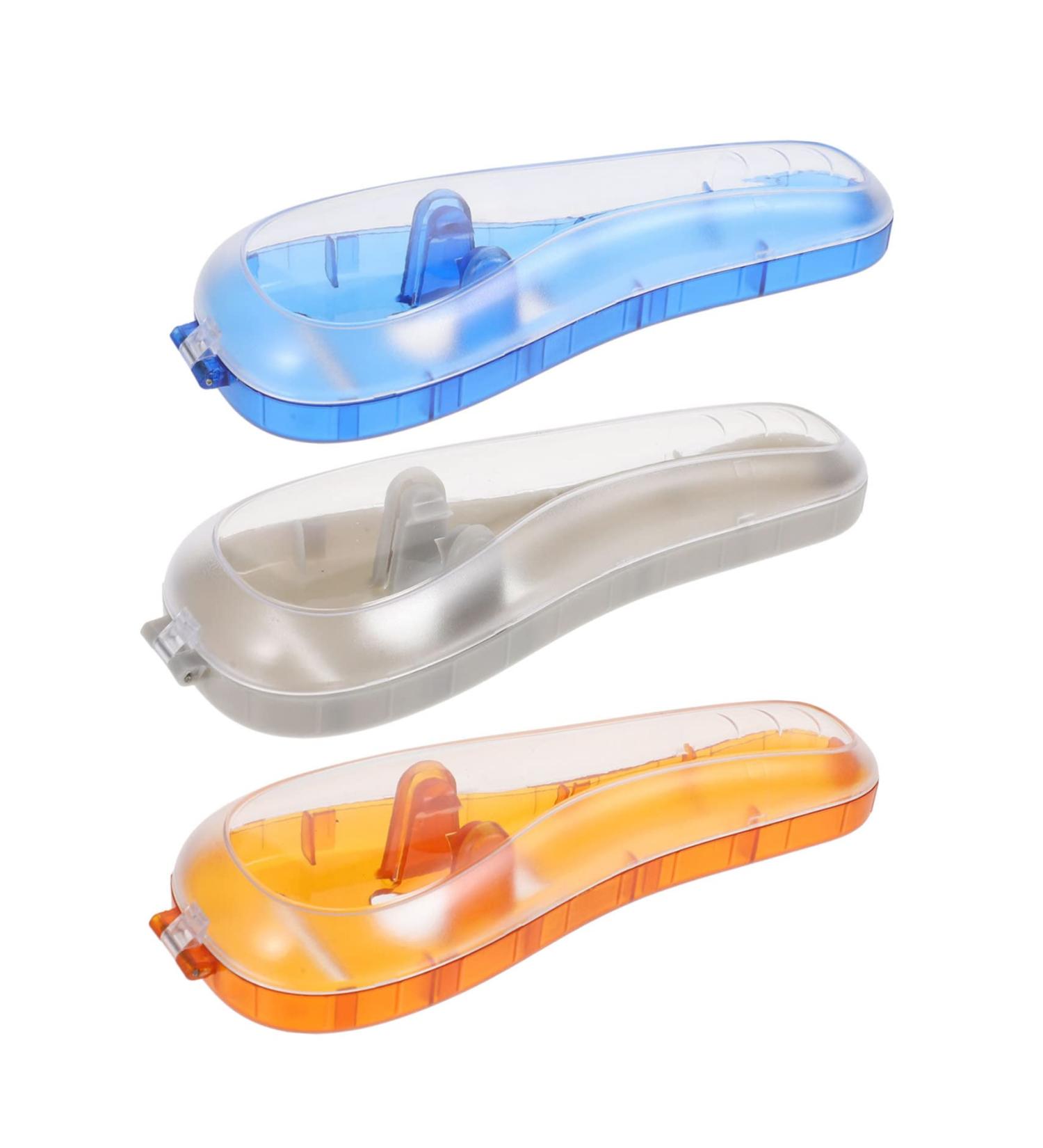 Vintorky 3-Piece Razor Storage Box | Portable Shaver Carrier Bag & Protector Case for Travel - Buy Online on GoSupps.com