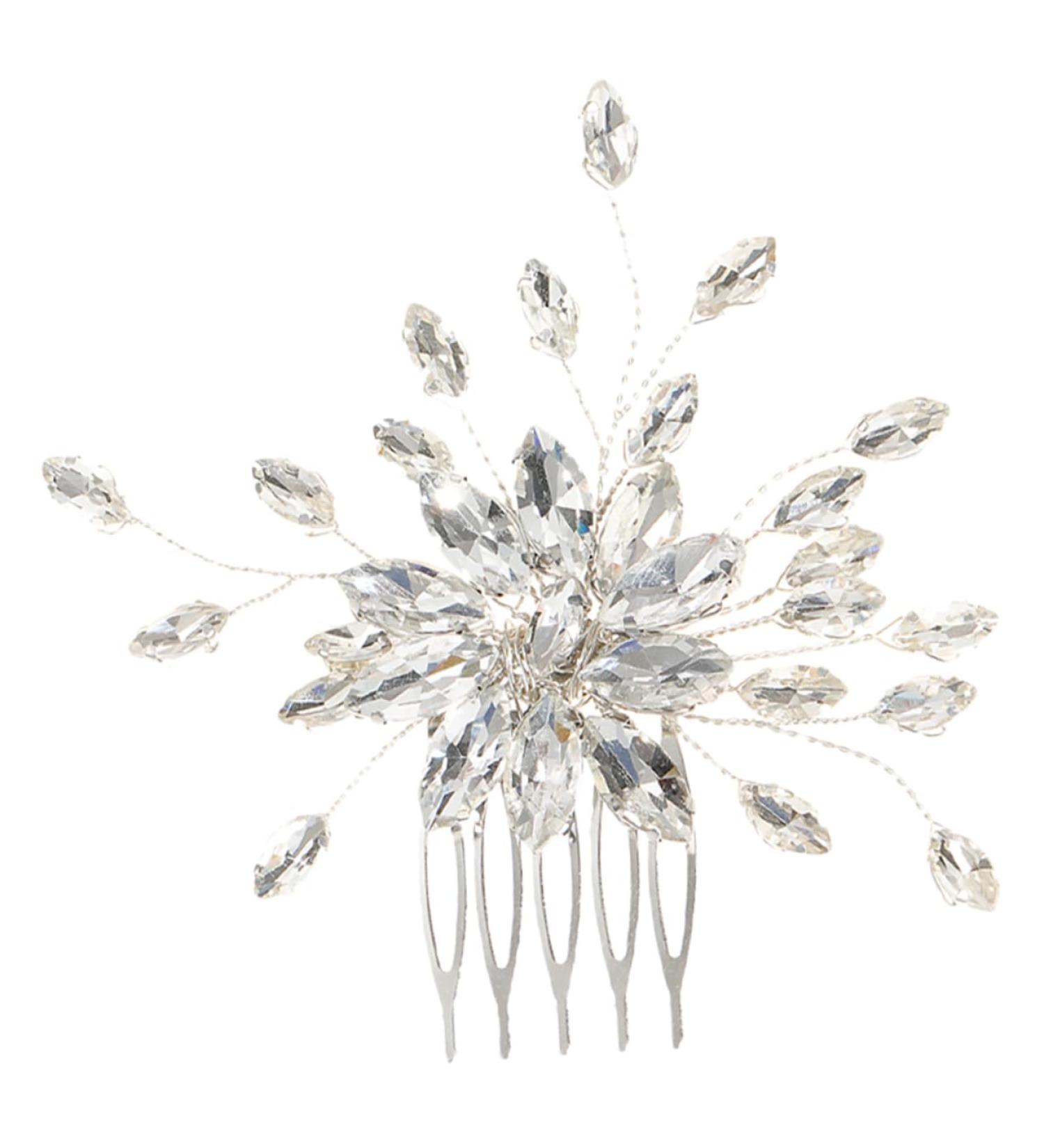 Angoily Hair Comb Wedding Headband Bridal Headband Diamond Headpiece Diamond Headband Wedding Hair Comb Headband Prom Headpiece Accessories Bride European and American Alloy - Buy Online on GoSupps.com