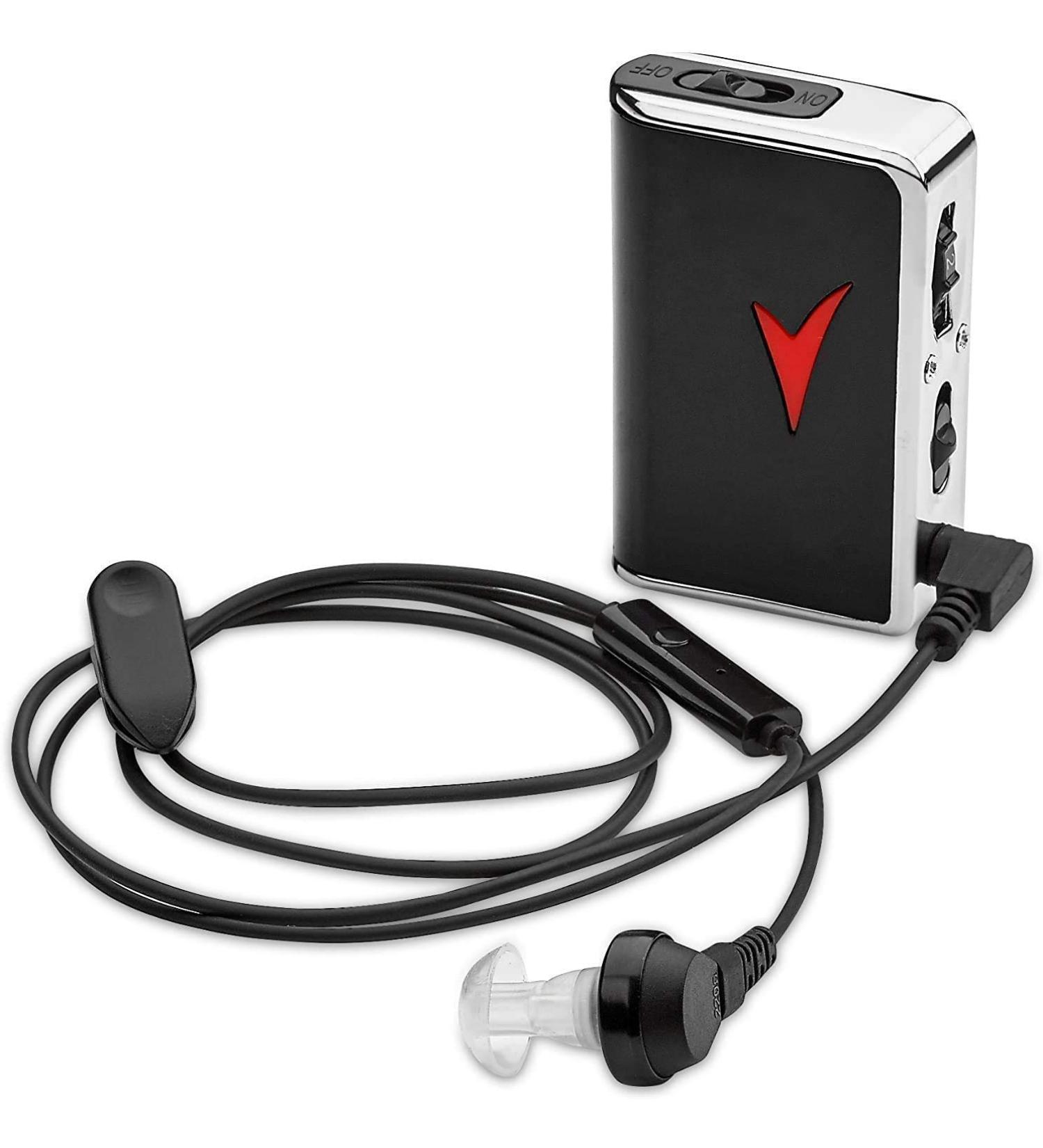 Personal Sound Amplifier - 50dB Audio Hearing & Voice Enhancer, Portable Pocket Device, Up to 100 Feet Range - Buy Online on GoSupps.com