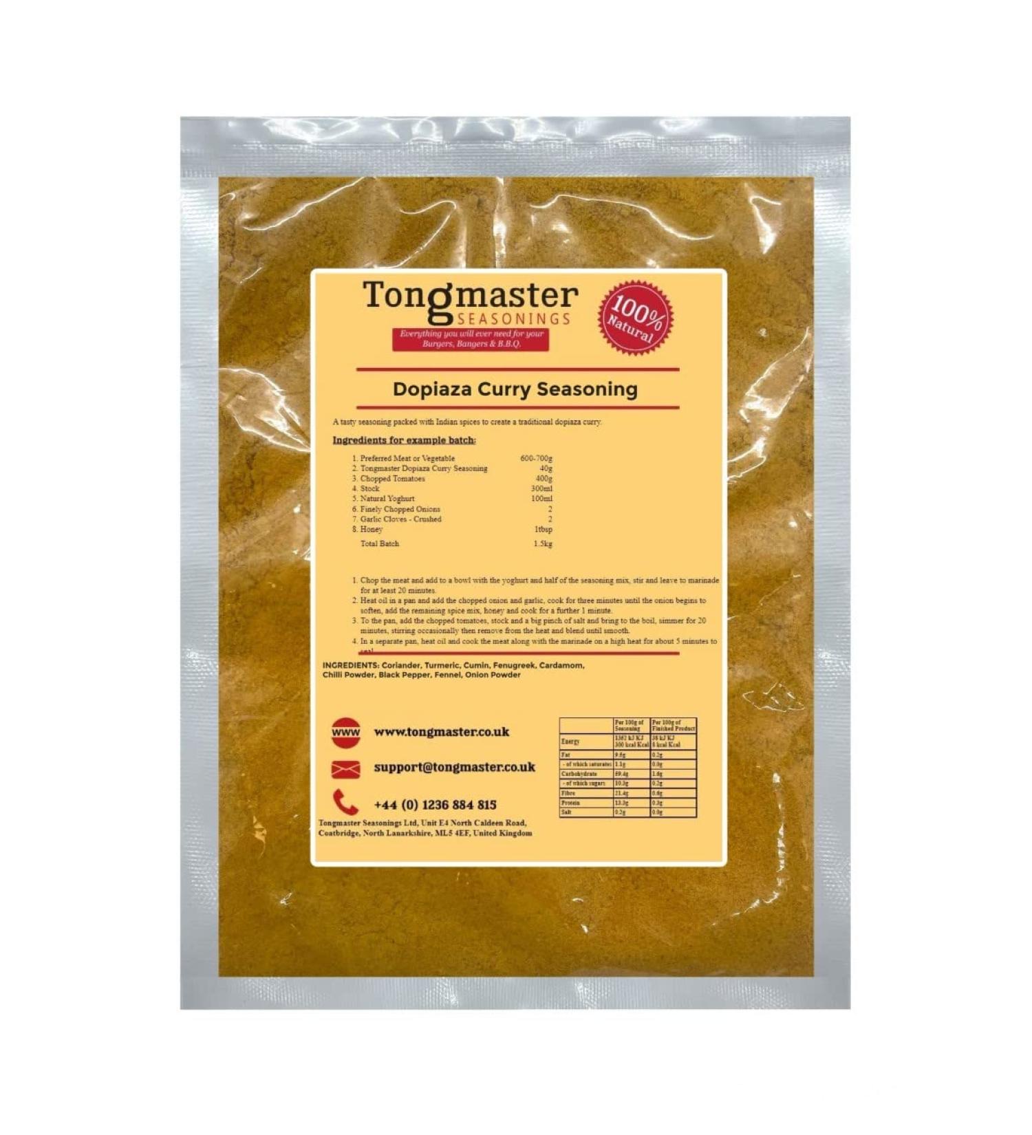 Dopiaza Curry Seasoning - 40g (Serves 4)