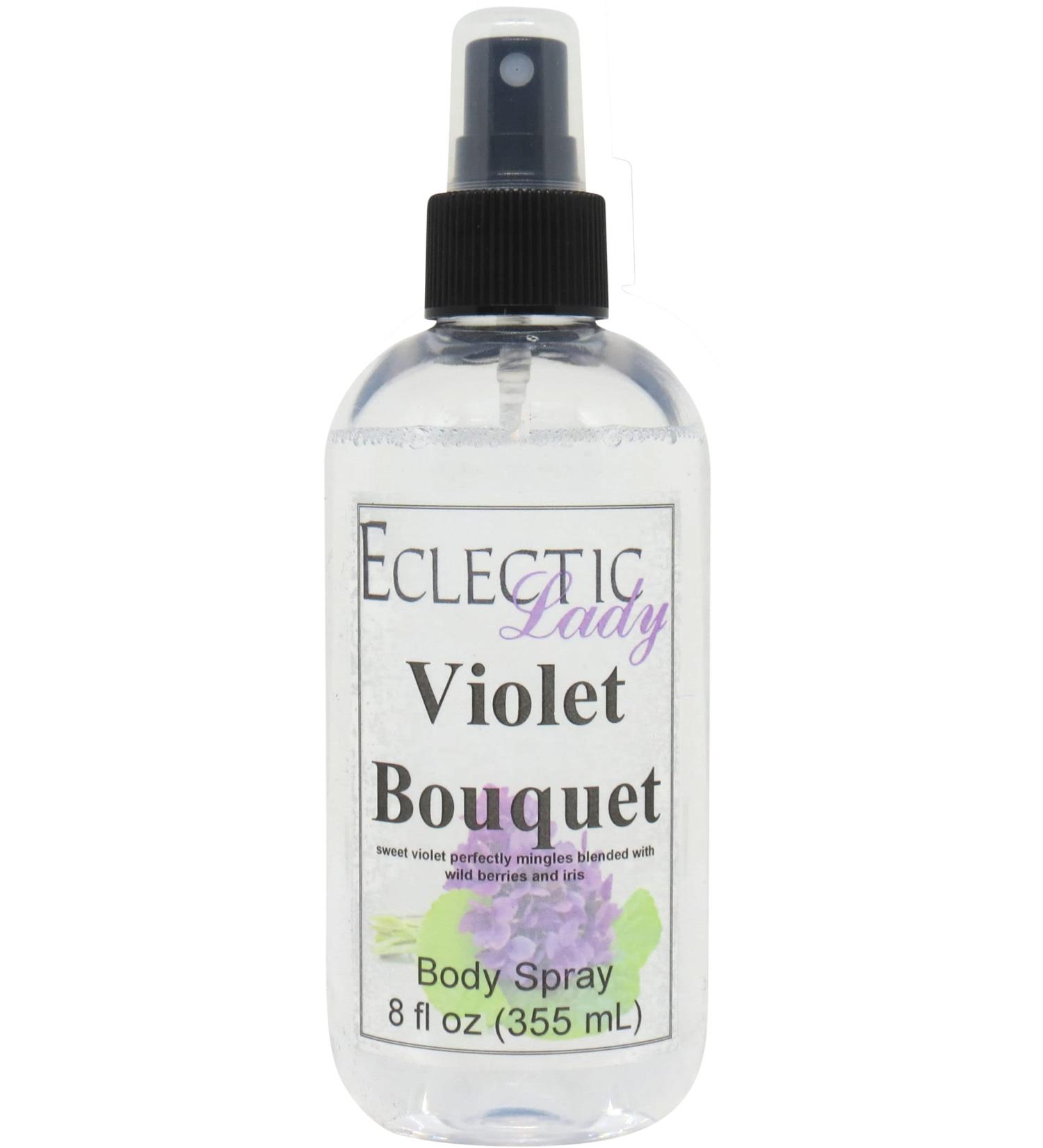 Violet Bouquet Body Spray 8 ounces Body Mist for Women with Clean Light & Gentle Fragrance Long Lasting Perfume with Comforting Scent for Men & Women Cologne with Soft Subtle Aroma For Daily Use 8 Fluid Ounces - Buy Online on GoSupps.com