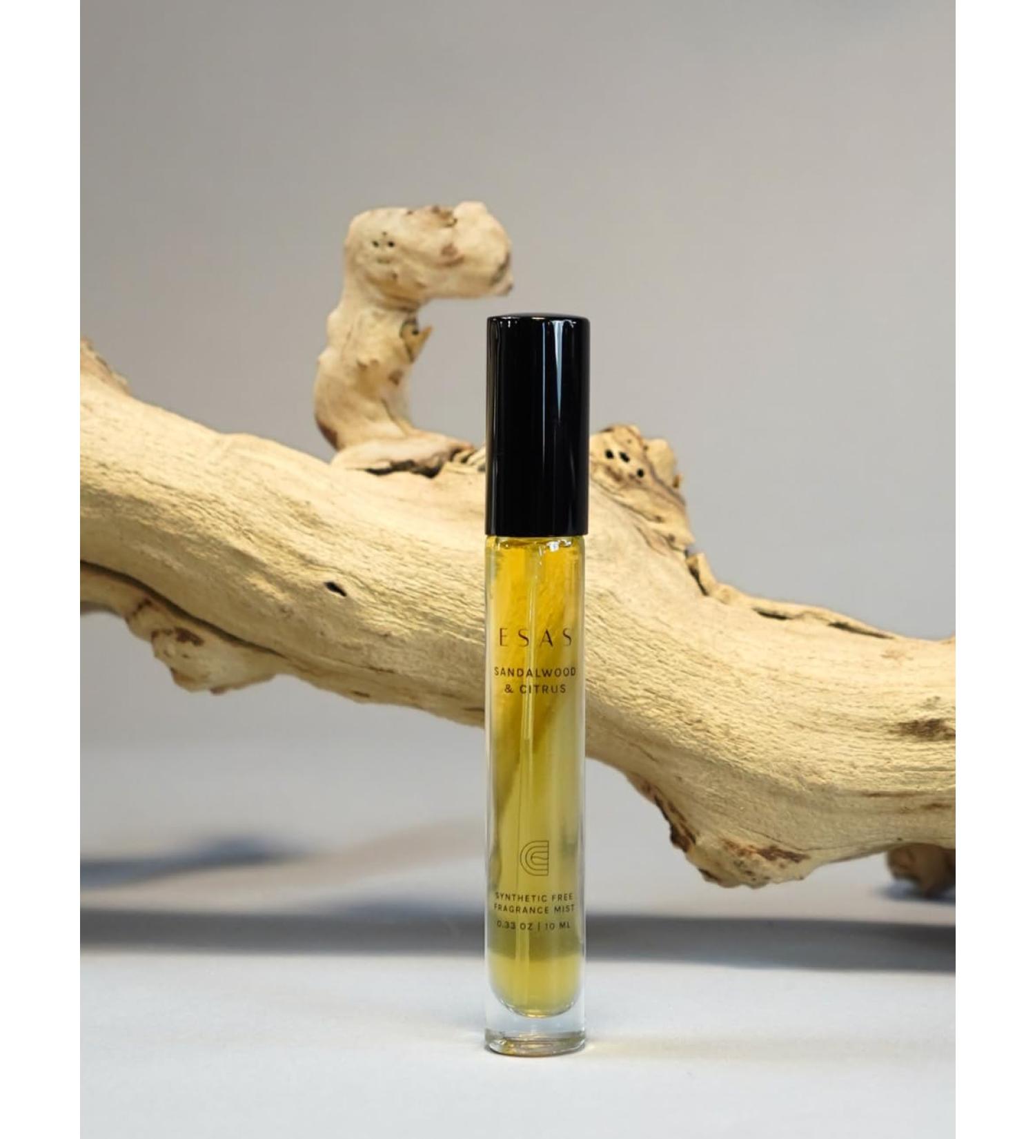 Organic Fragrance Mist (0.33 oz Sandalwood & Citrus) 0.33 Fl Oz (Pack of 1) Sandalwood & Citrus - Buy Online on GoSupps.com
