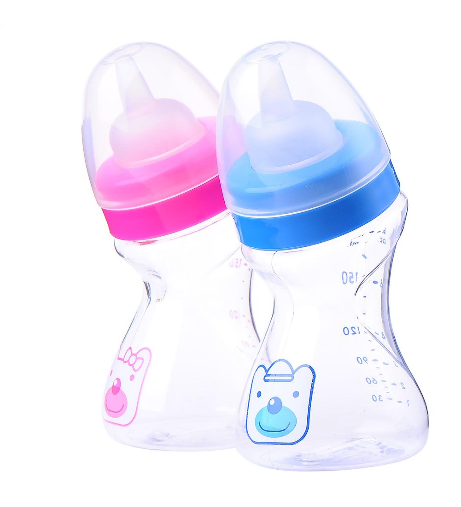 Esoes Suckling Bottle Set - Nursing Feeding Bottle Silicone Nipple Brush Kit Water/Milk Bottle for Dog Puppy Cat Kitten Pet Small Animals 180ml Baby Pet Bottle (Color Random) - Buy Online on GoSupps.com