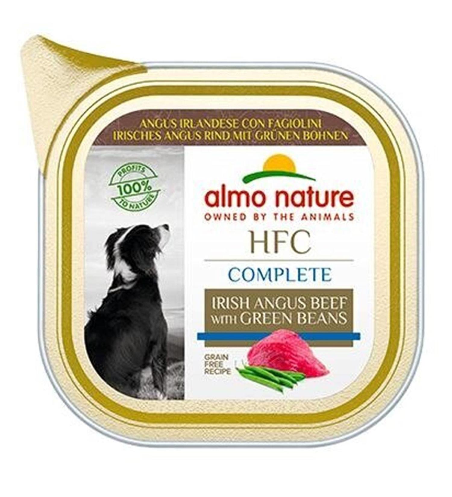 Almo Nature Made in Italy for Dogs - HFC Complete with Irish Angus and Green Beans, 85 g