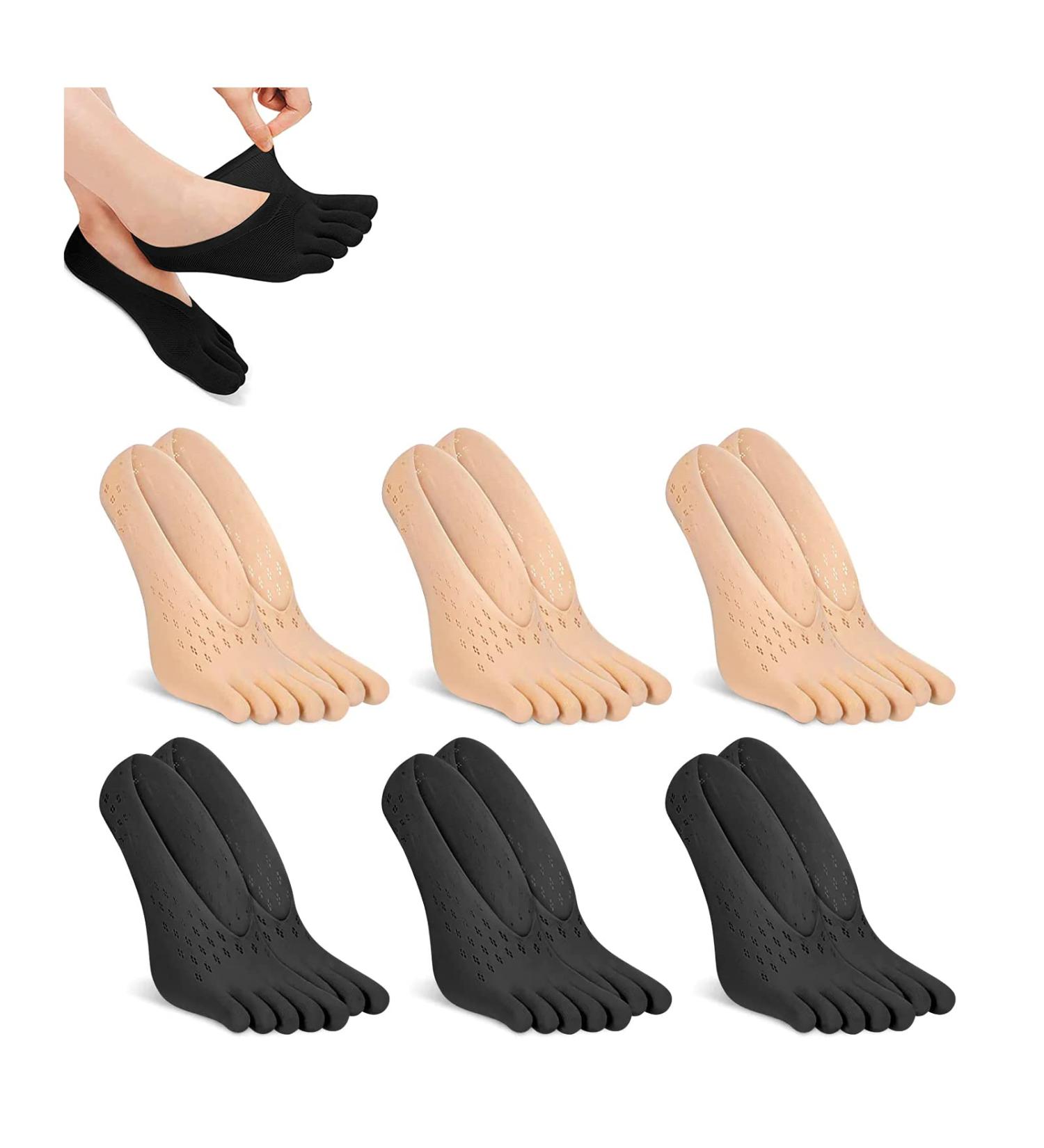 BEIJIXI Projoint Antibunions Health Toe Socks - 6 Pairs | Compression & Orthotoe Design for Women - Buy Online on GoSupps.com