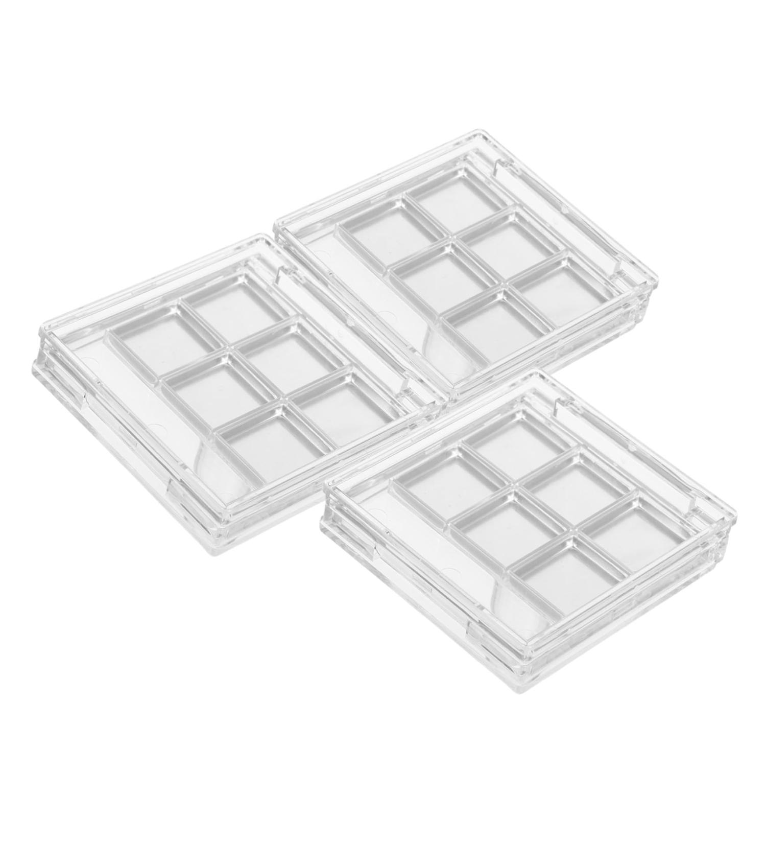 Beaupretty 3 Ensembles Palette de Maquillage Vide Transparente Cases avec Emplacement Pinceau Lot de Vides pour Fards Paupi res Rangement Pratique pour chantillons et Usage - Buy Online on GoSupps.com