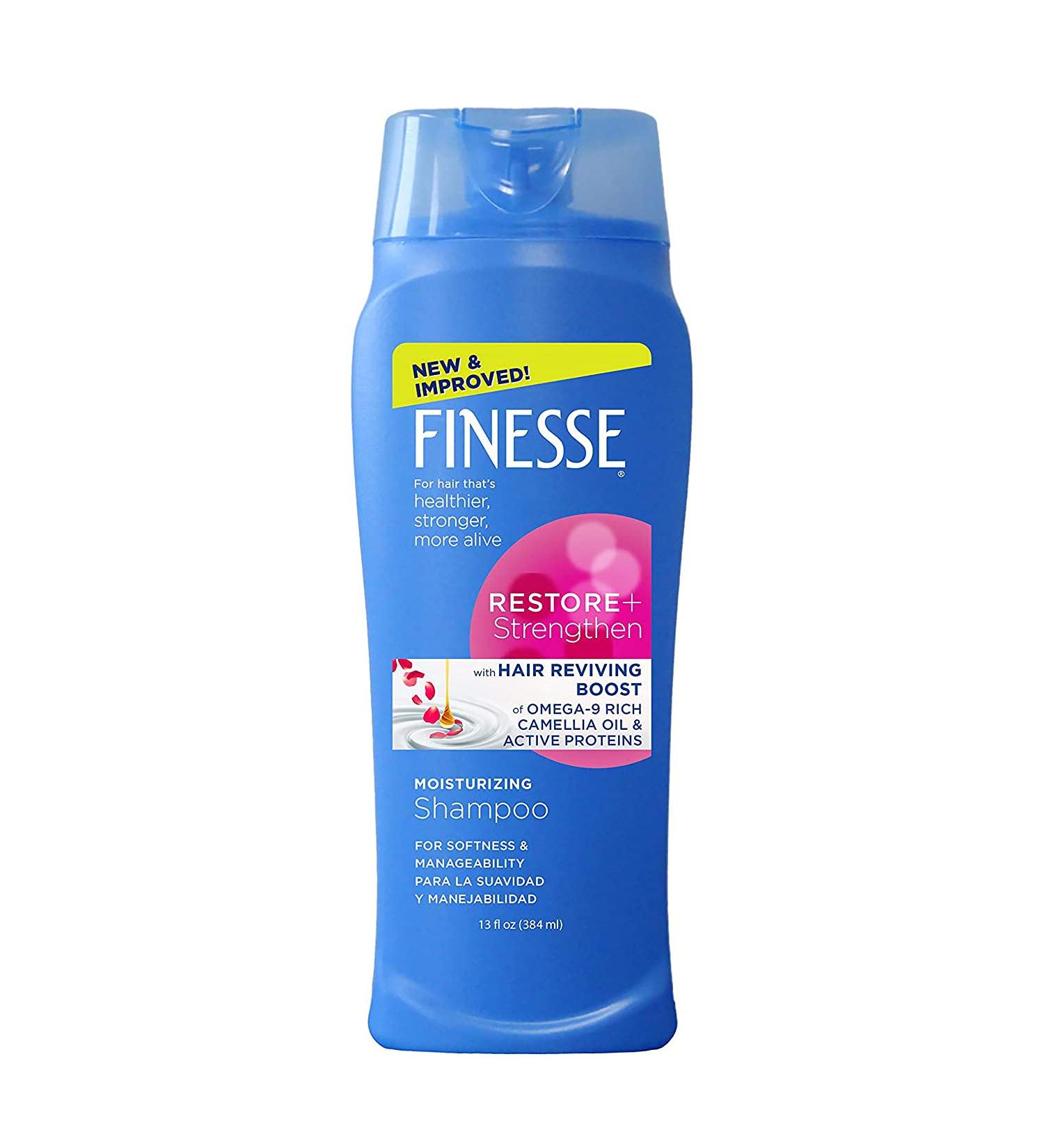 Finesse Restore + Strengthen Moisturizing Shampoo 13 oz (Pack of 6) for Dry/Damaged Hair - Moisturizing Formula for Soft, Healthy Hair - Buy Online on GoSupps.com