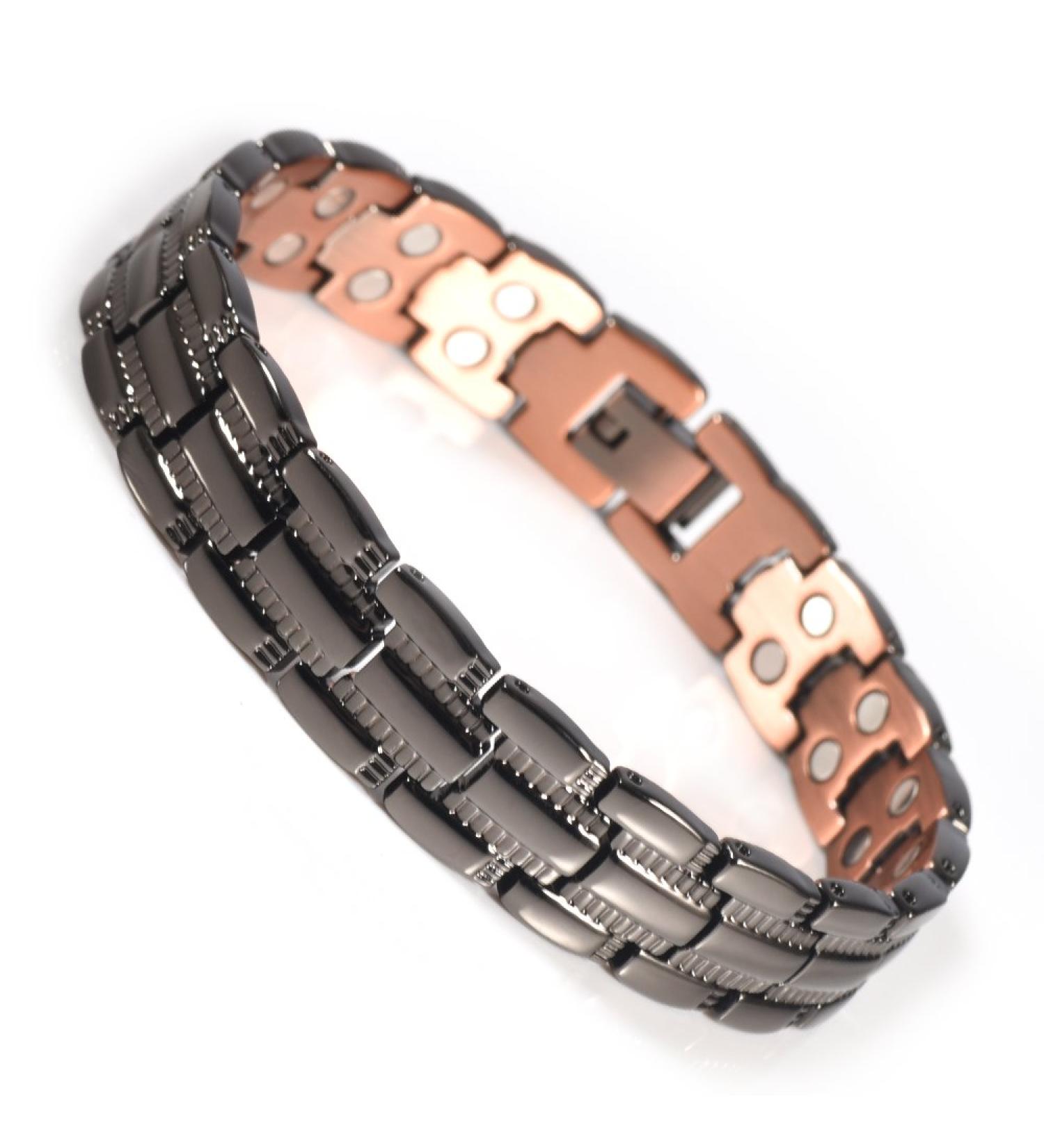 Enercoppex Copper Bracelet for Arthritis Relief | Pure Copper Magnet Therapy for Joints & Carpal Tunnel | 3500 Gauss Pain Relief | Healthy Gift Jewelry - Buy Online on GoSupps.com