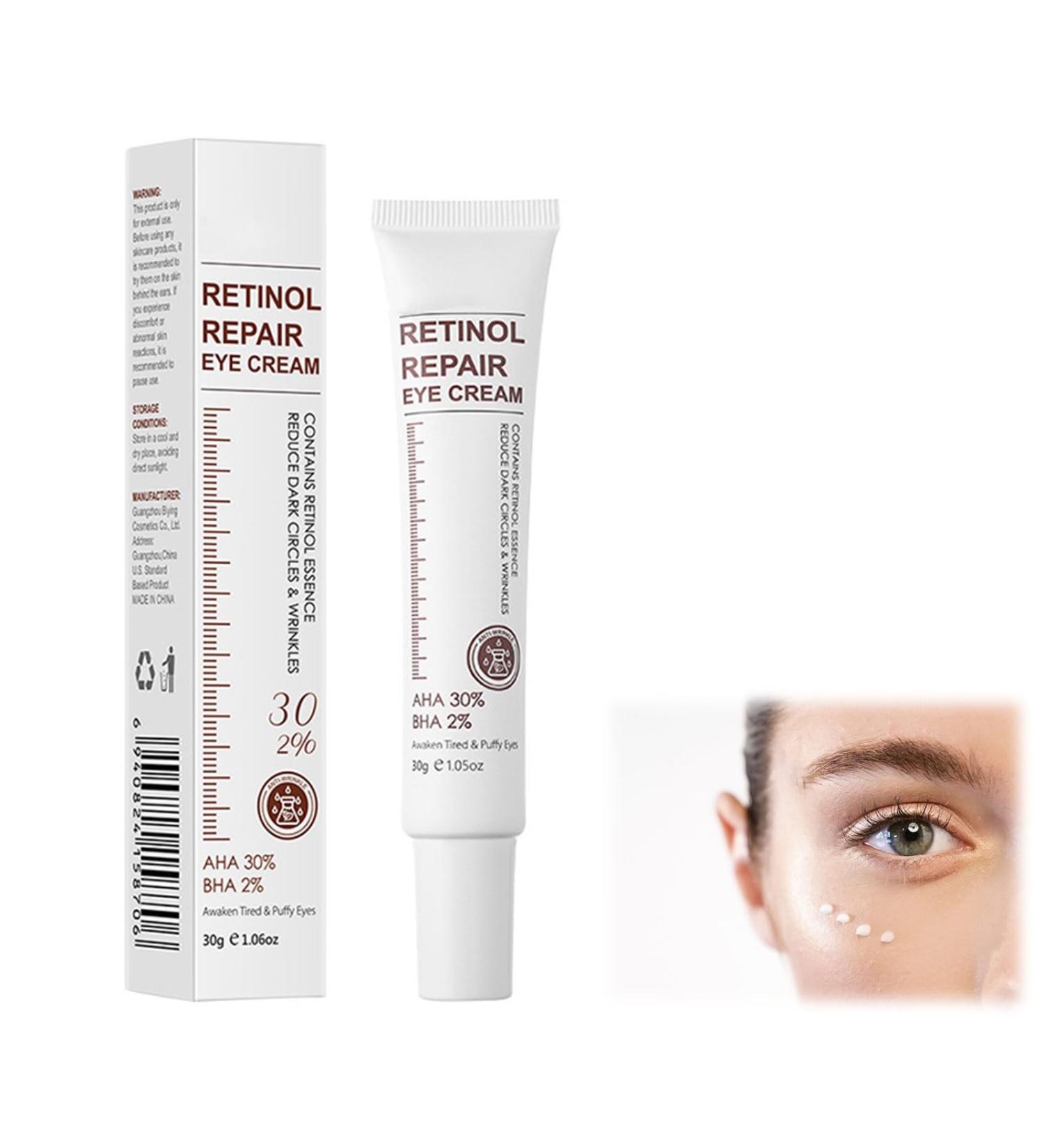 Retinol Eye Cream With Retinol Serum Retinol Correxion Line Smoothing Eye Cream Visibly Reduces Puffiness & Dark Circles Eyes Pro-Retinol Anti Aging Eye Cream Treatment 30g - Buy Online on GoSupps.com