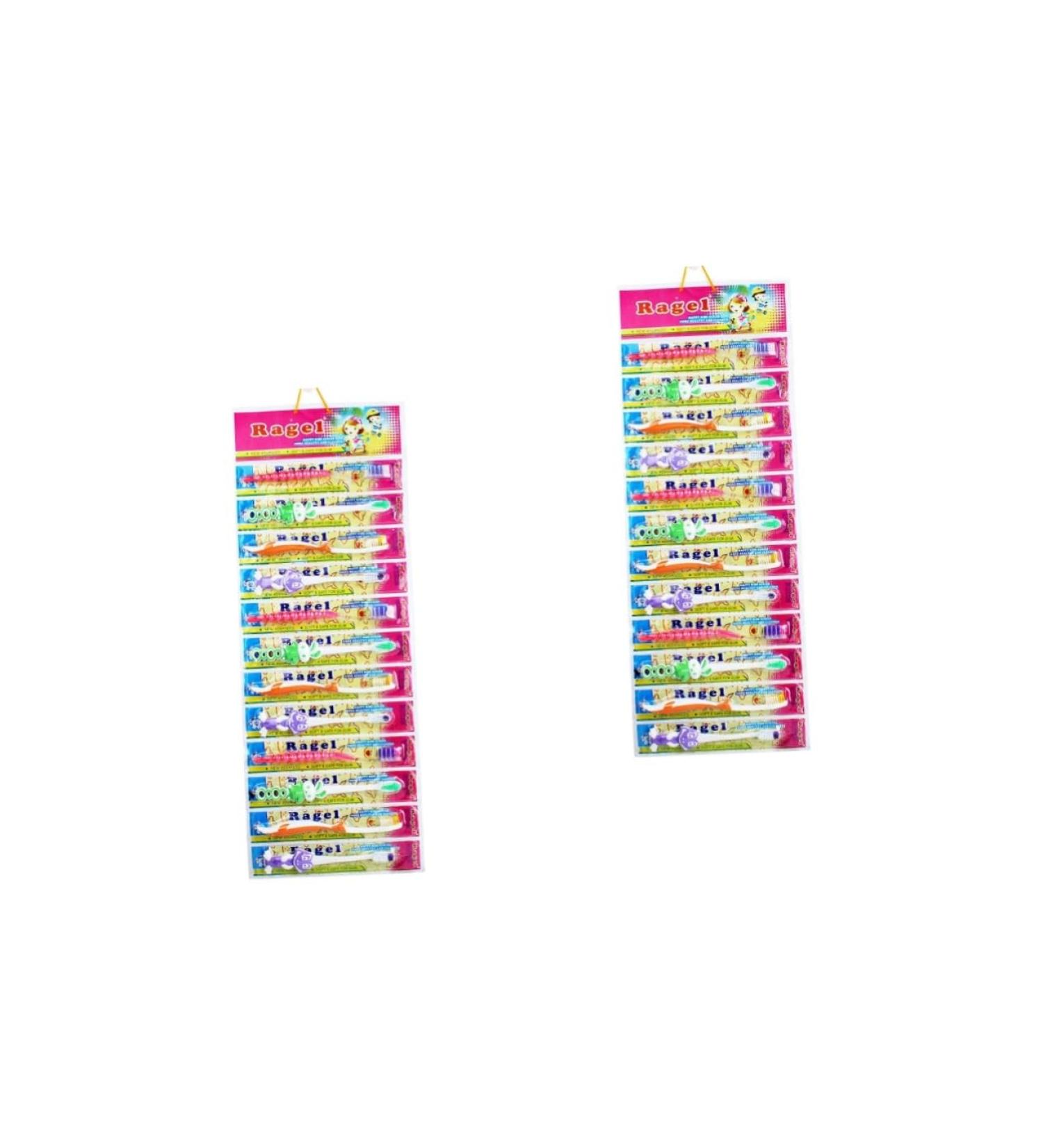 Buy Minkissy 24 pc Soft Bristle Children's Toothbrush Set - Easy to Hold Gentle Care for Little Smiles - Buy Online on GoSupps.com