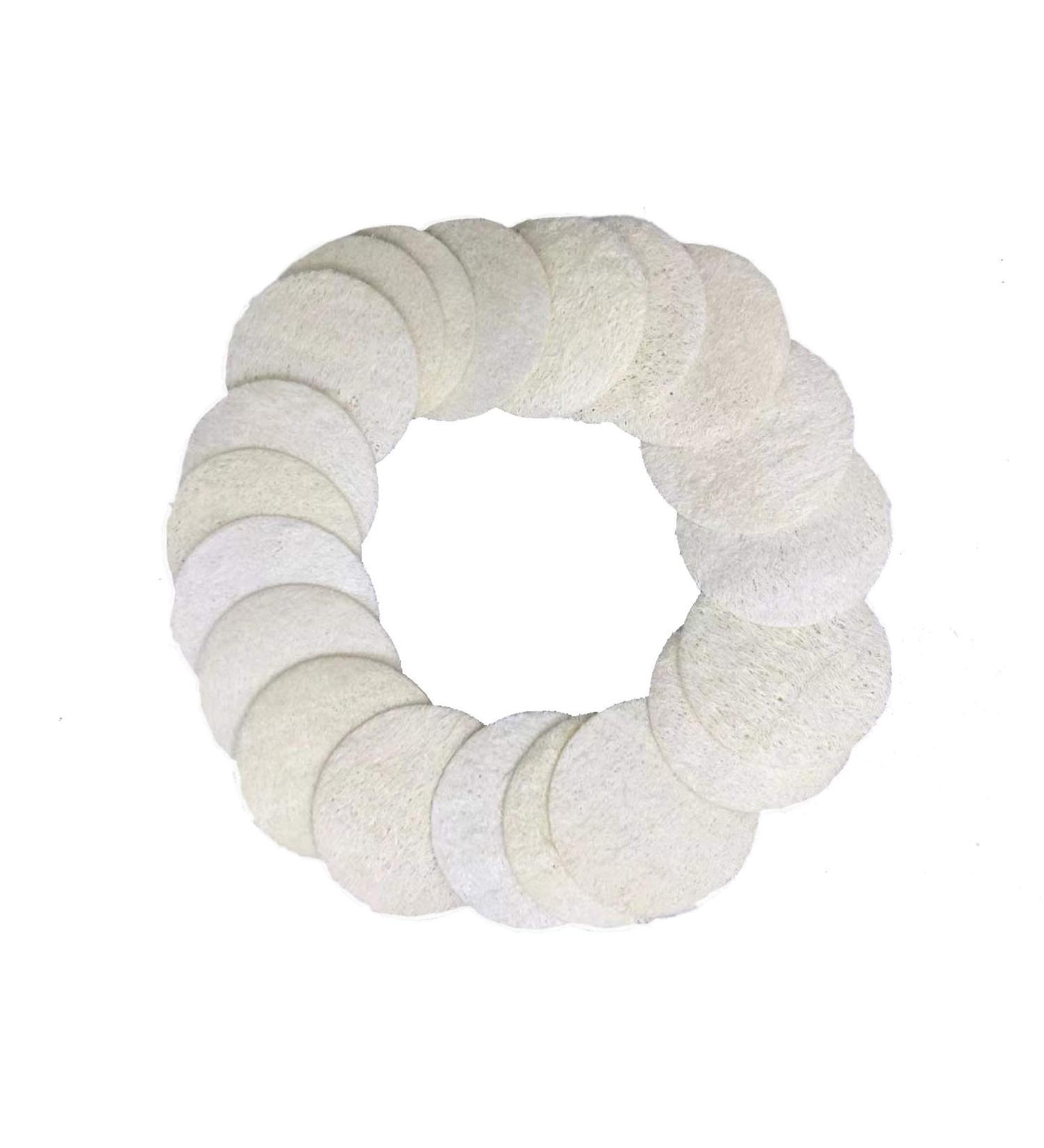 Facial Loofah Pad Exfoliating Sponge Mask - 20 Pack - Buy Online on GoSupps.com