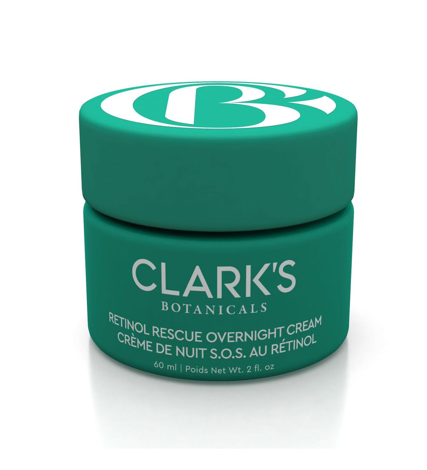 Clark's Botanicals Retinol Rescue Overnight Cream - Hyaluronic Acid & Vitamin C for All Skin Types | 60ml - Buy Online on GoSupps.com