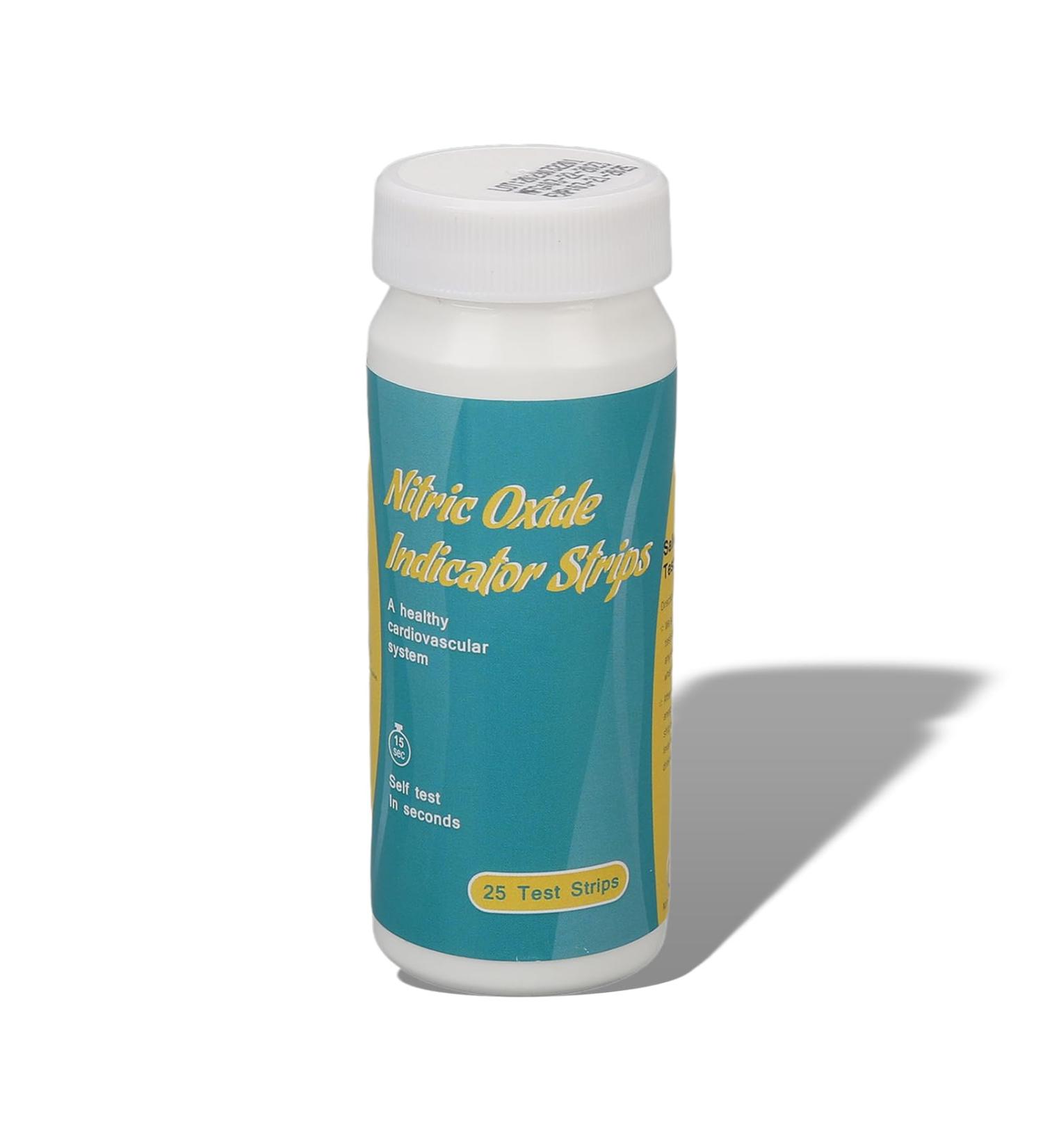 Body Nitric Oxide Test Strips - Accurate & Fast Results | 25 Highly Reliable Test Strips for Daily Use - International Shipping Available - Buy Online on GoSupps.com