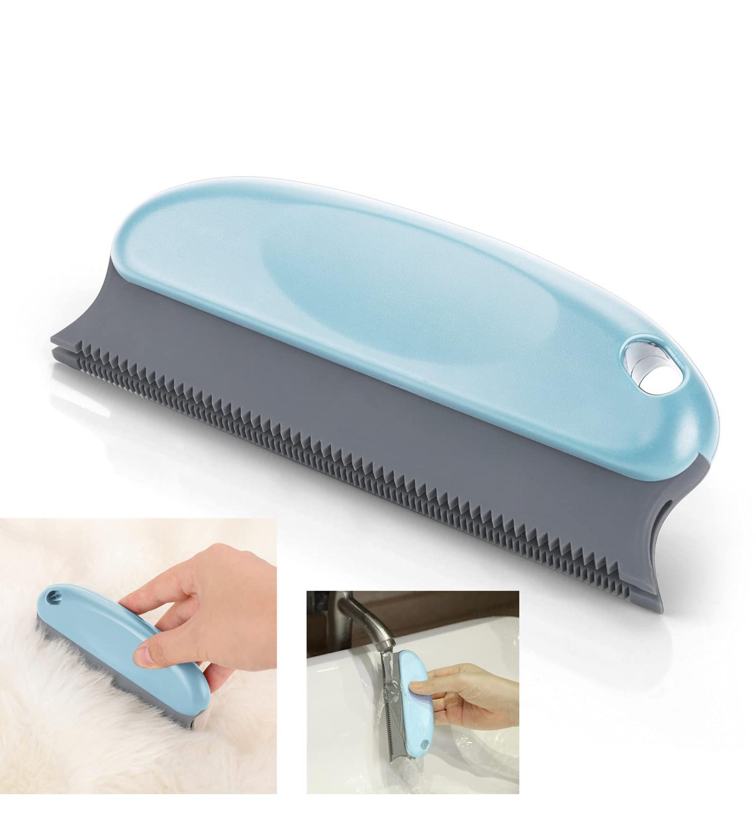 Molain Pet Hair Remover Brush Dog Hair Remover for Carpet Clothes Furniture Sofa Cars Lint Remover Pet Hair Cat Hair Remover Comb Rubber Brush for Pet Hair Dog Hair Removal Products(Light Blue) - Buy Online on GoSupps.com