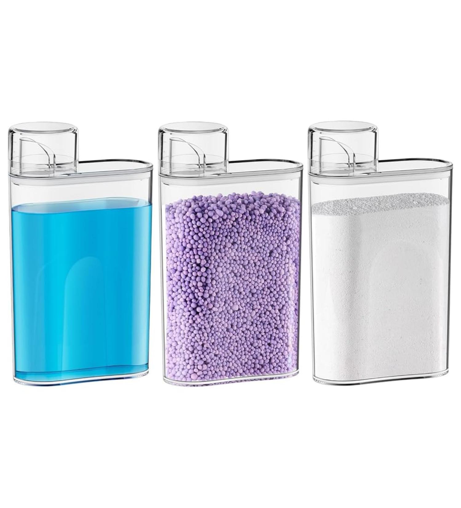 Pteanecay 3Piece Laundry Detergent Dispenser Dispenser Laundry Detergent Organizer for Laundry Room Organization - Buy Online on GoSupps.com