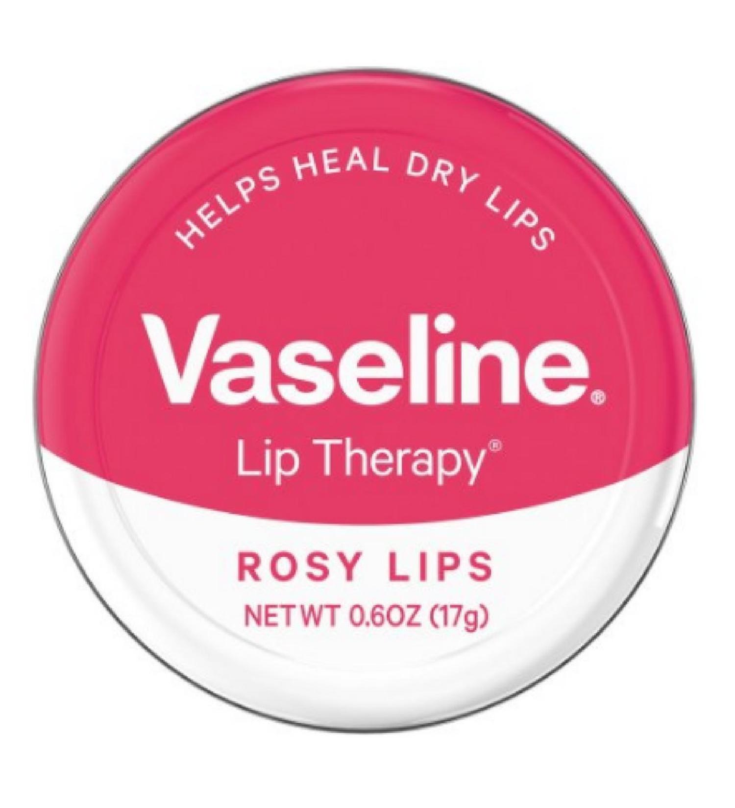 Vaseline Lip Therapy Lip Balm Rosy Lips 0.6 oz (Pack of 6)