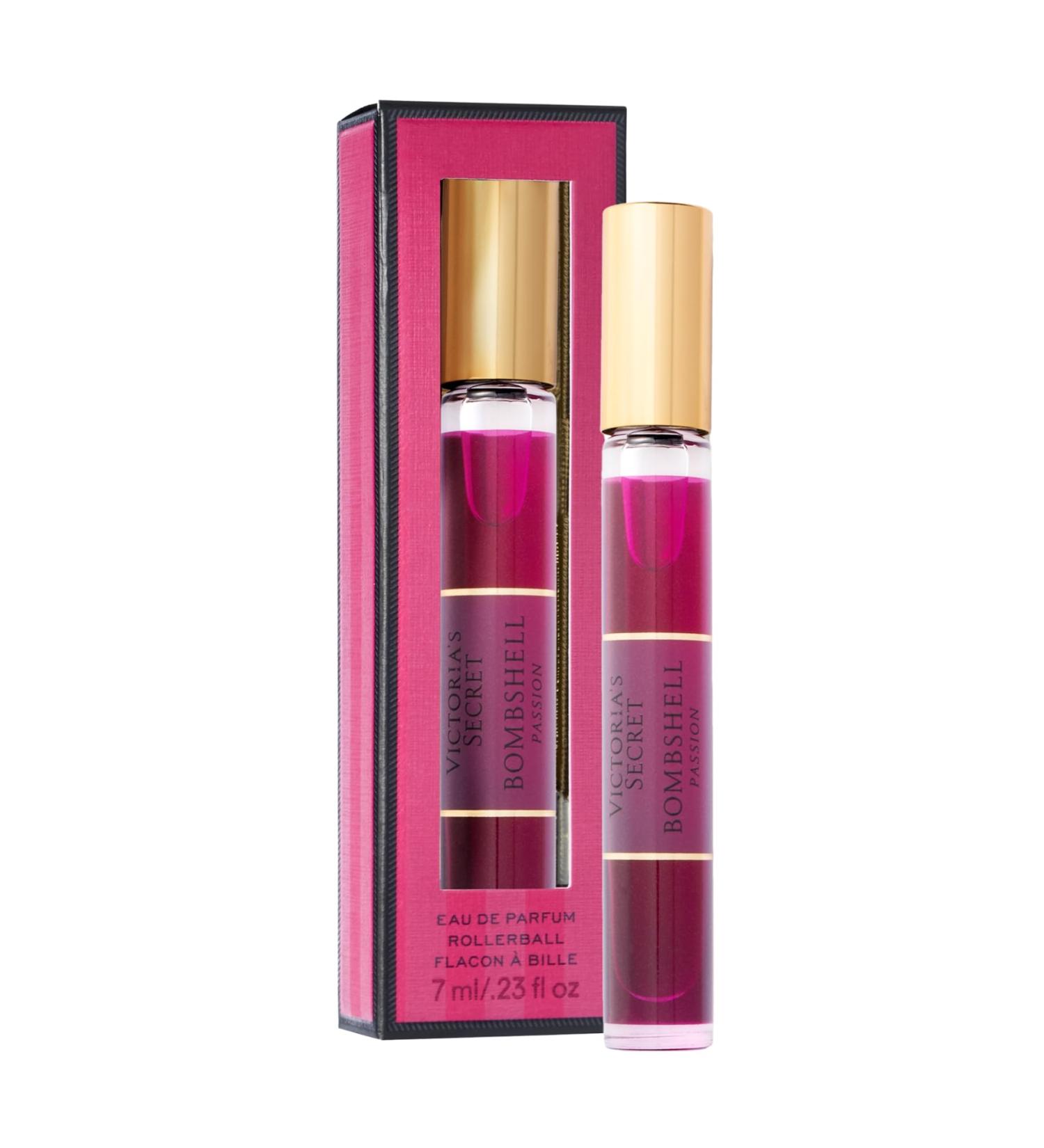 Victoria's Secret Bombshell Passion Eau de Parfum Rollerball Notes of Sparkling Cassis Queen Peony & Fuchsia Rose Travel Size Mini Perfumes for Women (0.23 oz) - Buy Online on GoSupps.com