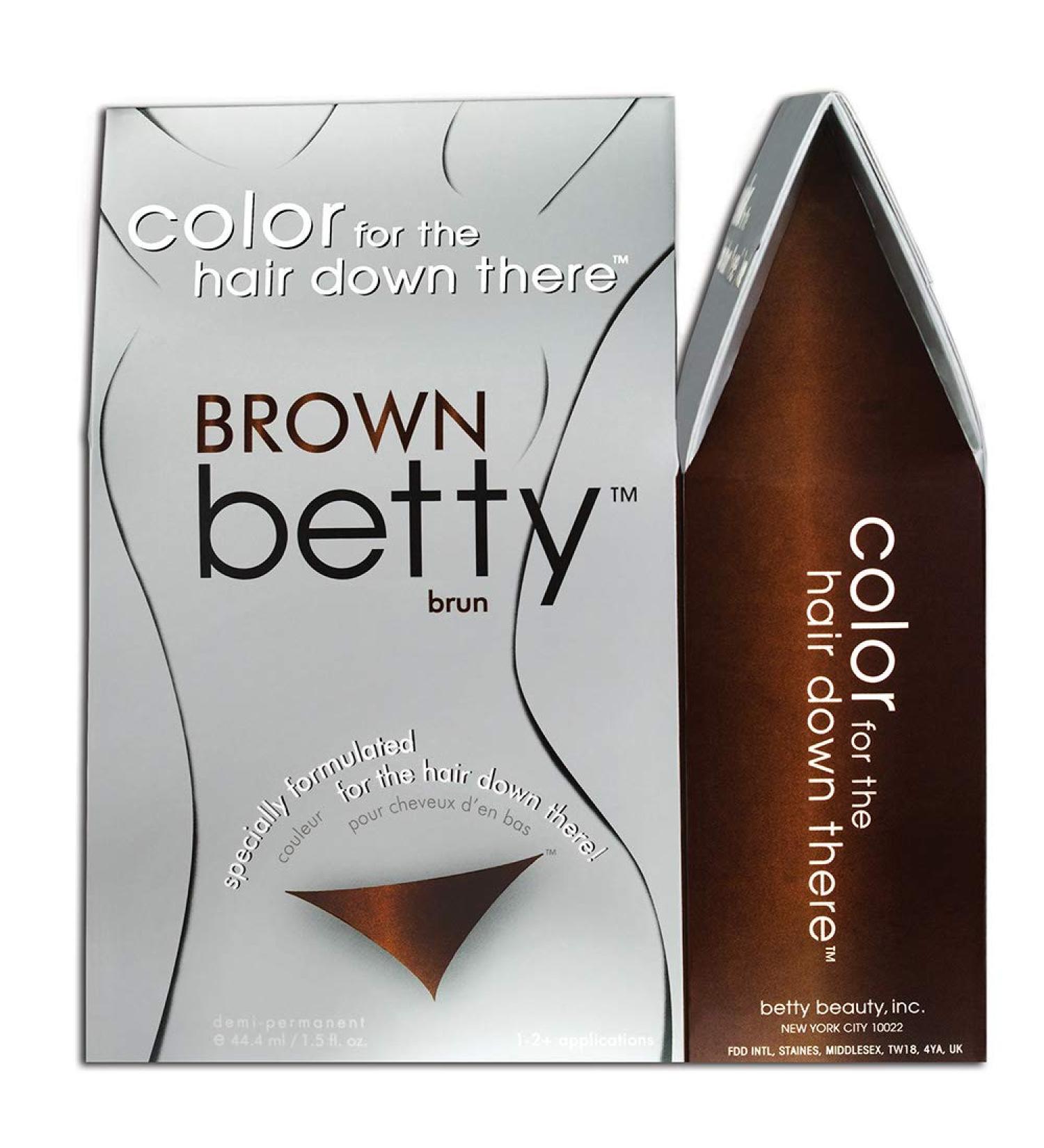 Brown Betty Hair Coloring Kit - Intimate Color for Hair Down There | Shop Now - Buy Online on GoSupps.com