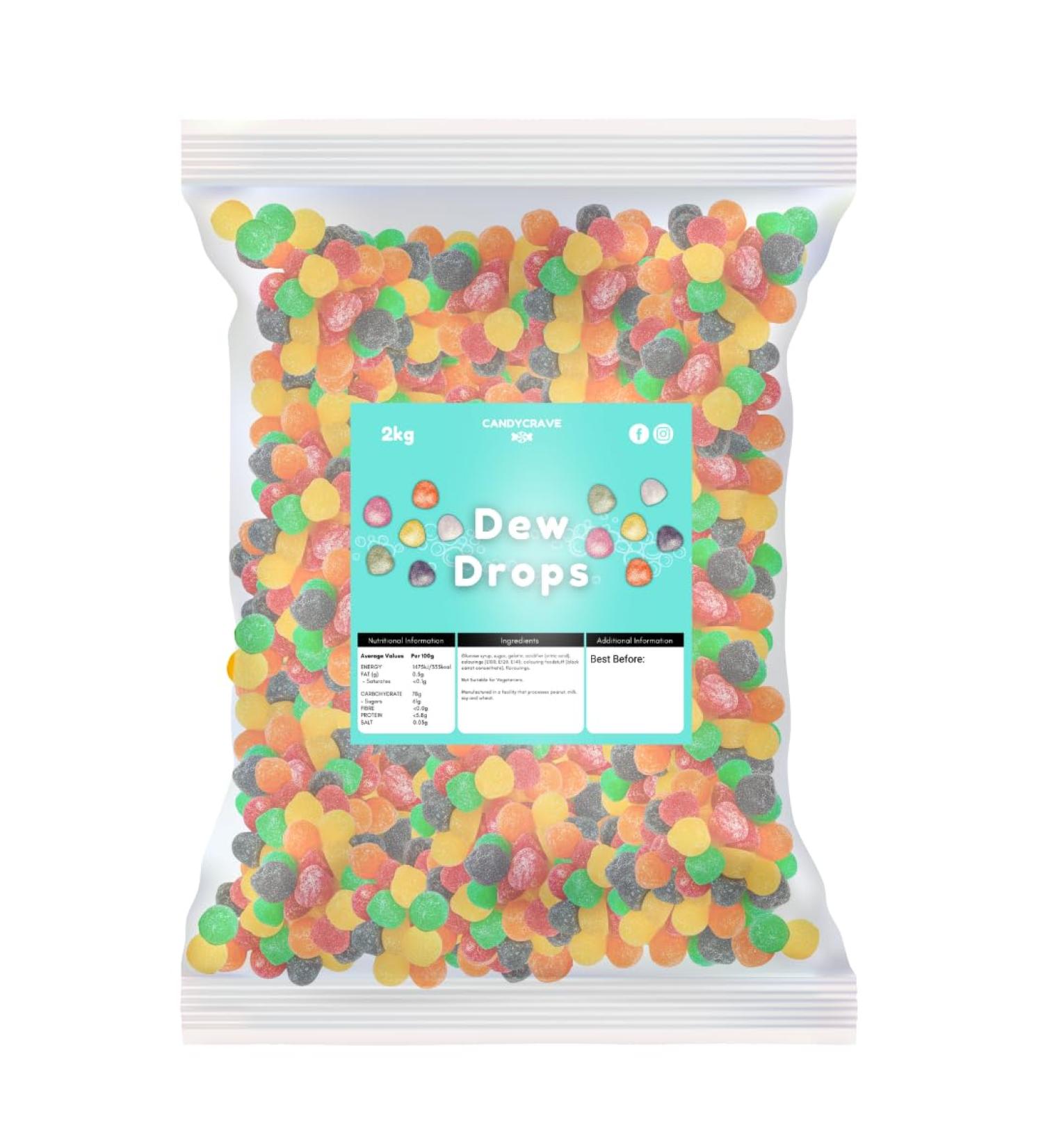 Candycrave - Dew Drops 2Kg Bulk Bag - Buy Online on GoSupps.com