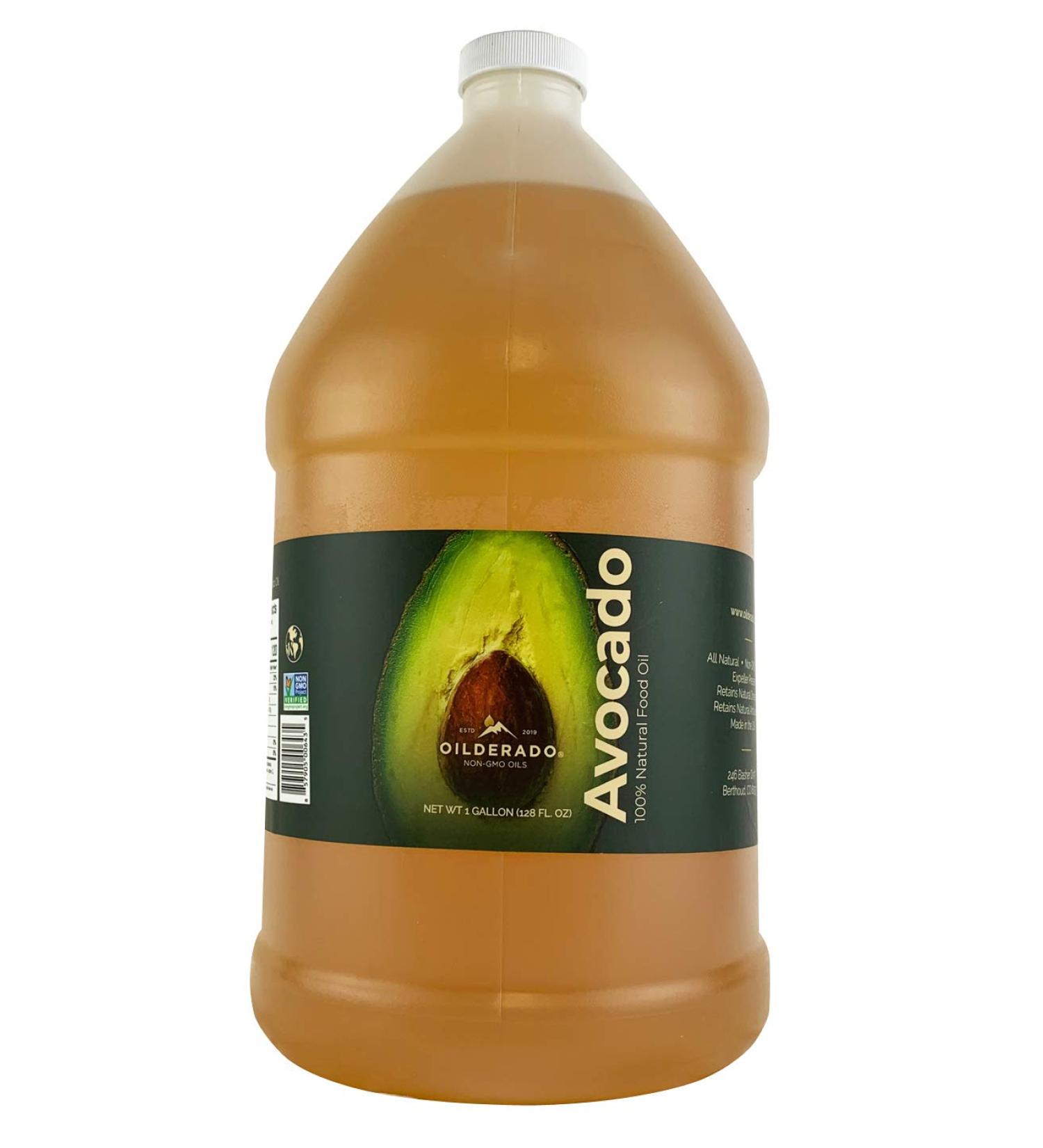Oilderado Avocado Oil - 1 Gallon (128 Fl Oz) - Non-GMO Certified, High-Heat Cooking Oil for Keto & Paleo Diets - Buy Online on GoSupps.com
