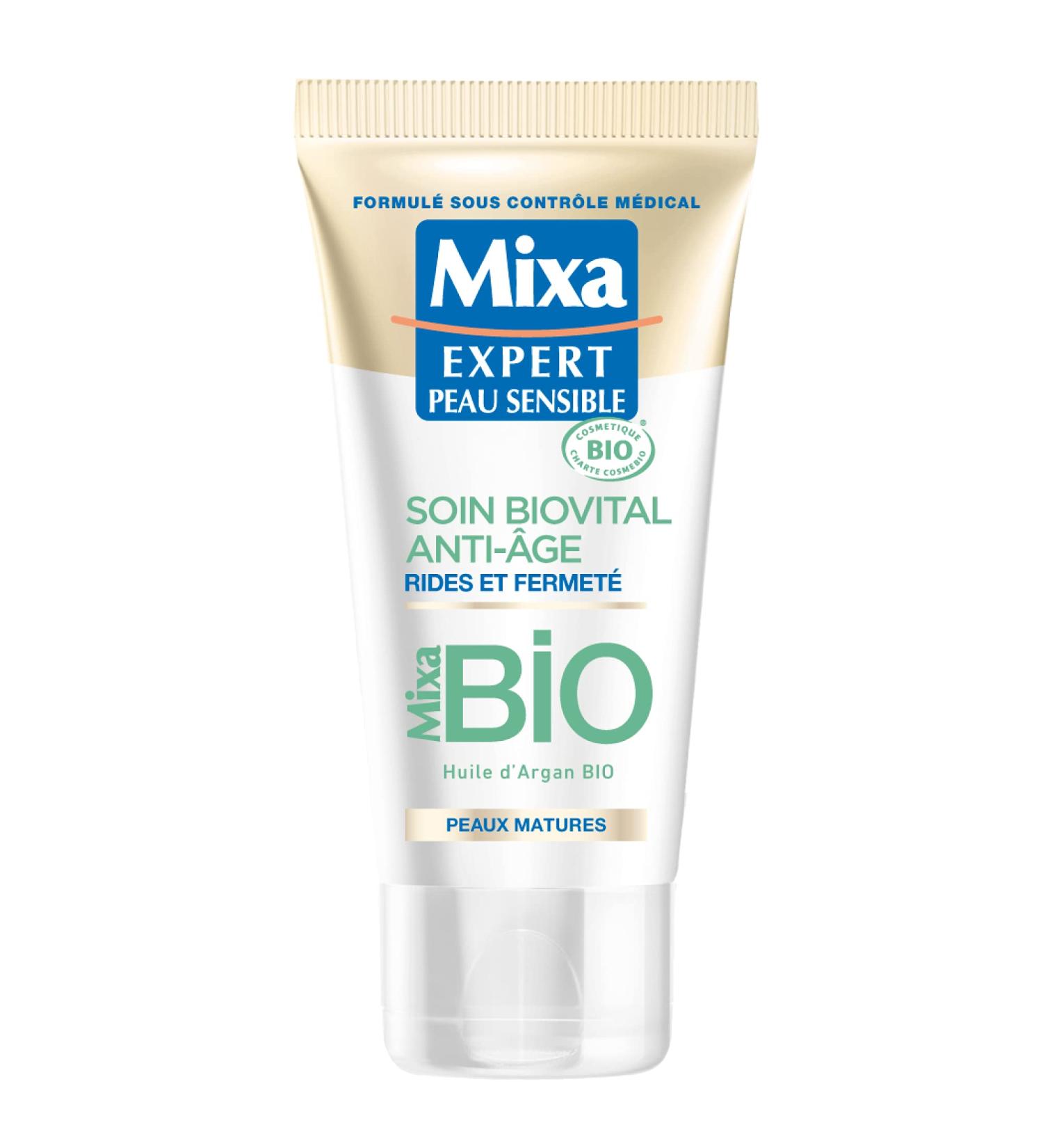 Mixa Biovital Soin de Jour Anti Rides + Rel chement Pot 50 ml - Buy Online on GoSupps.com