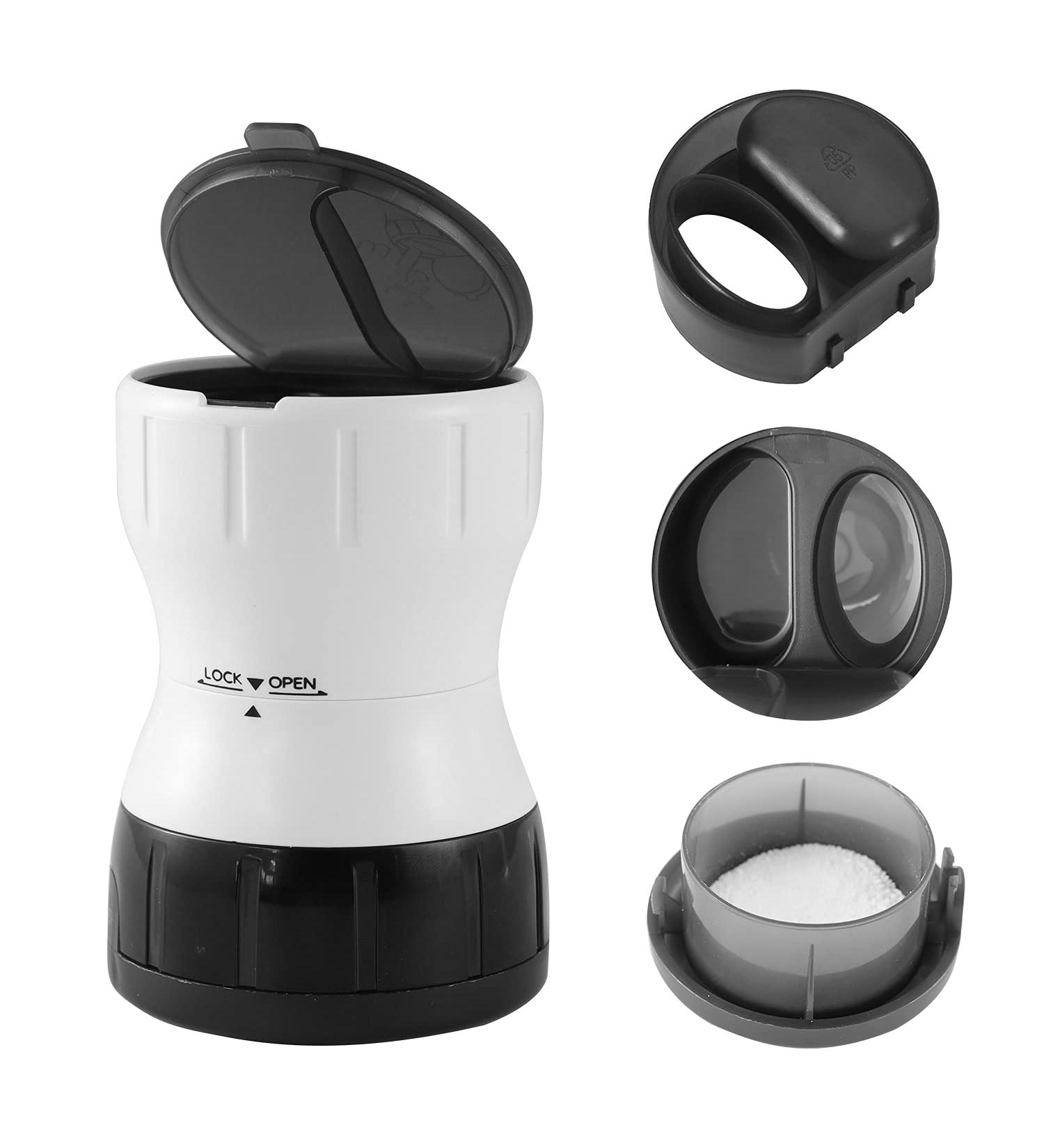 GIIYAA Pill Grinder and Crusher with Pill Box - Multifunctional Tool with Small Storage Container for Pets and Kids - Buy Online on GoSupps.com