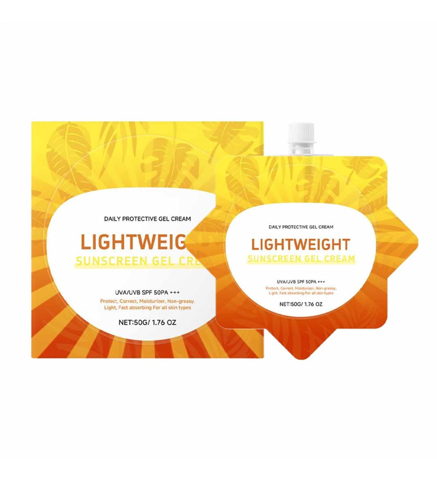 Sunscreen for the skin 50 g travel size sunscreen lotion nongreasy makeup fixative for sports activities 1 piece 1er Pack - Buy Online on GoSupps.com