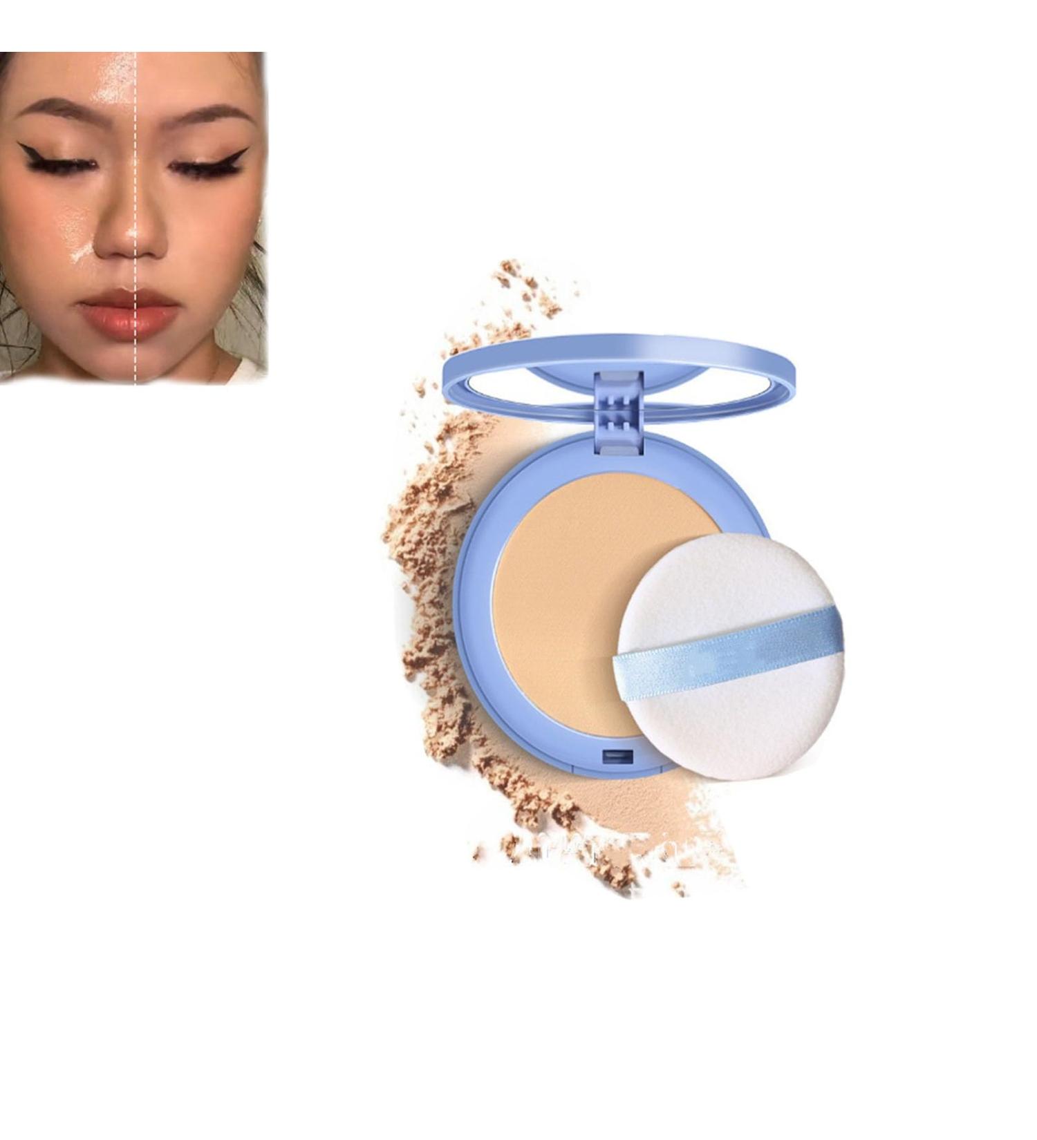 Generic Gagk Pressed Powder Oil Control Face Pressed Powder Gagk Matte Perfection Pressed Powder Dry and Wet Set Makeup and Natural Concealer Long Lasting Waterproof Powder Delicate Silky (#02) - Buy Online on GoSupps.com