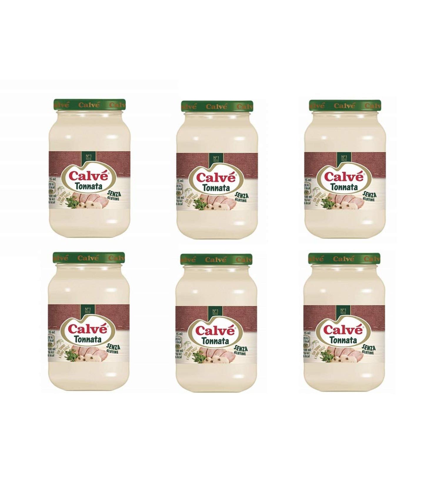 Buy 6x Calv Salsa Tonnata - Premium Tuna Sauce & Salad Dressing 225ml - International Shipping Available - Buy Online on GoSupps.com