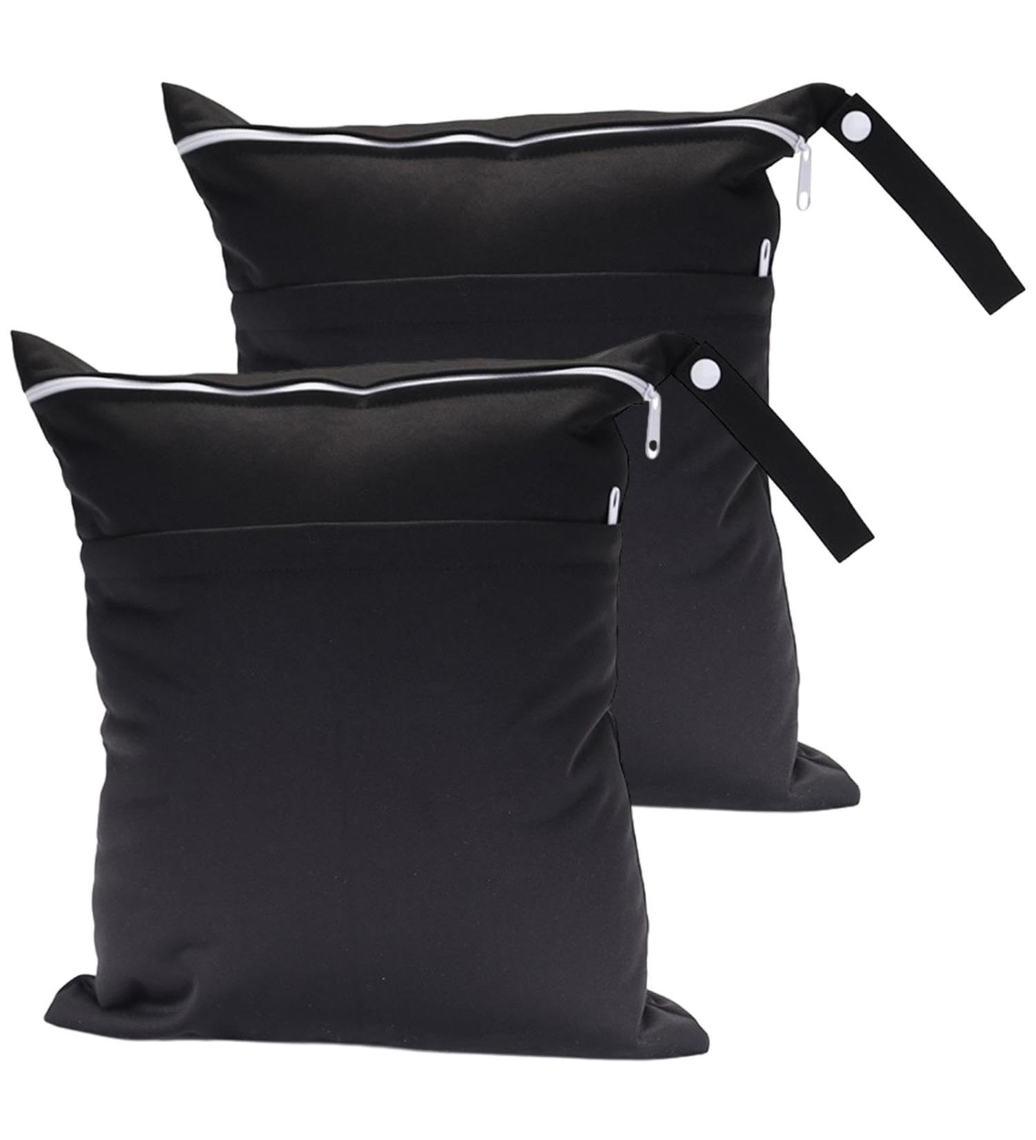 DSFSAEG 2Pcs Waterproof Wet Dry Bag Set for Baby Nappies & Gym - Portable Laundry Storage with Dual Zippers - Buy Online on GoSupps.com